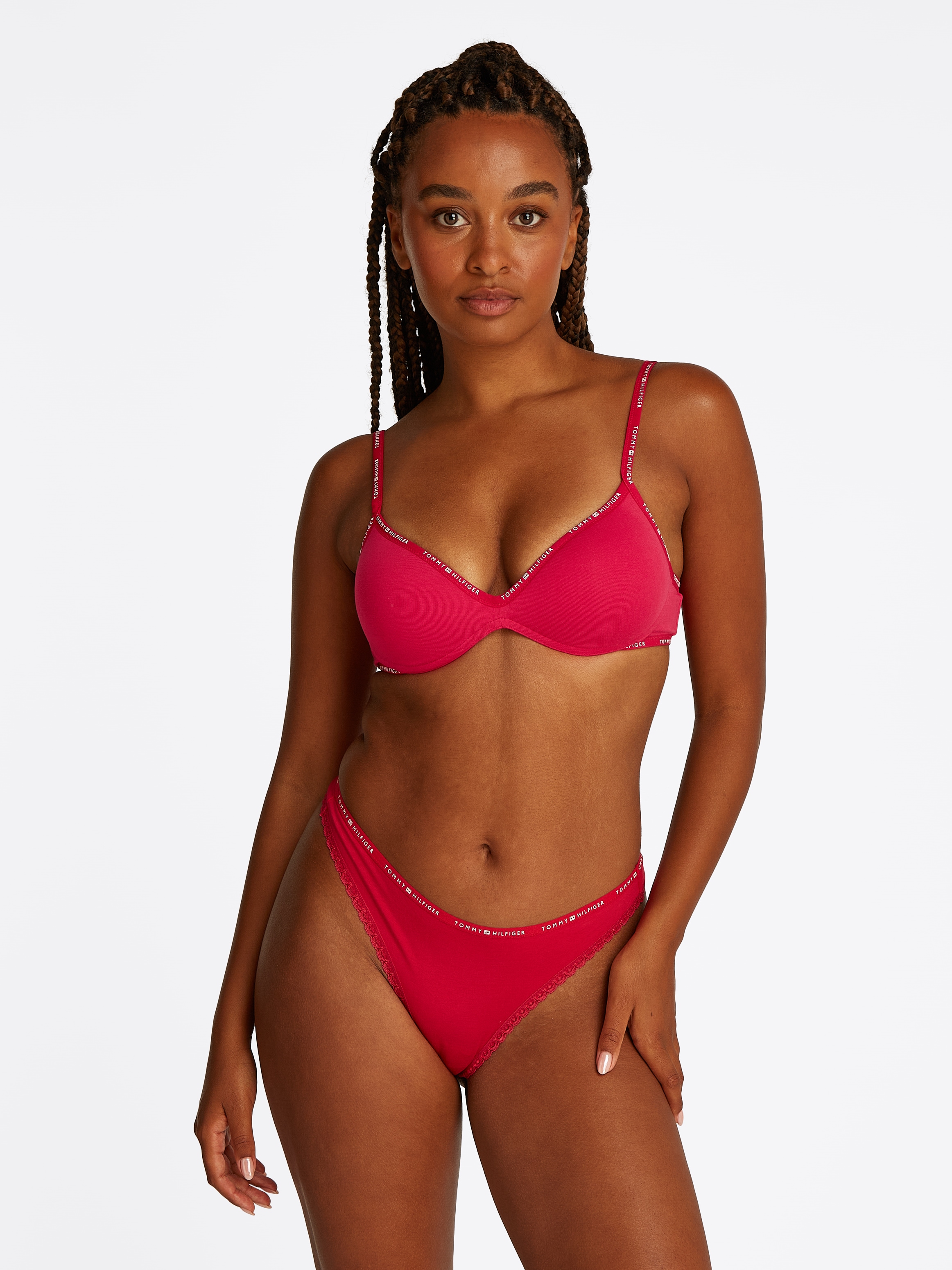 Tommy Hilfiger Underwear Push-up-BH »WIRELESS PUSH UP BRA«, mit Logoschriftzügen an den Kanten
