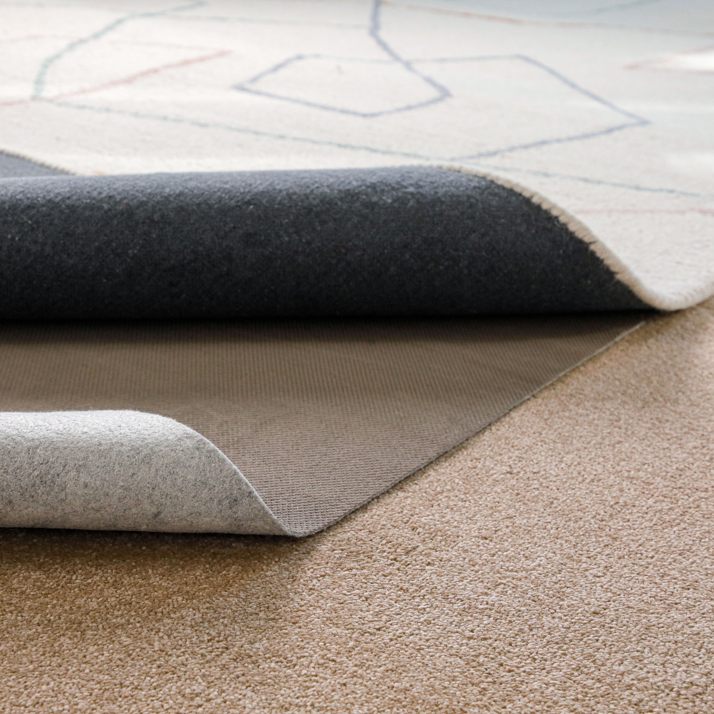 Wecon home Antirutsch Teppichunterlage »RugPad Basic« Teppichunterlage, Anti-Rutsch-Matte, Komfort, Schutz