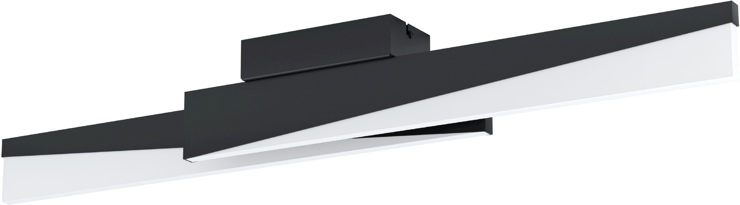 EGLO Deckenleuchte »ISIDRO«, Deckenleuchte Stahl - 11W - Warmweiß Alu, online schwarz aus bestellen in