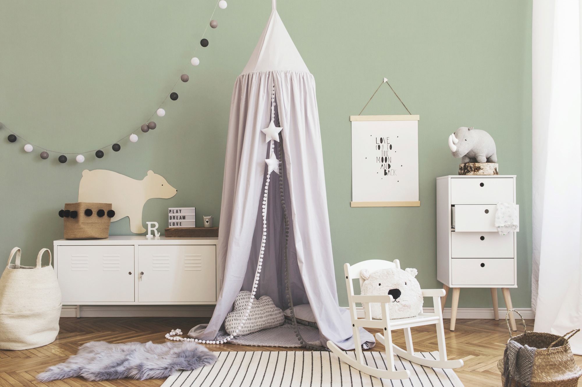 A.S. Création Vliestapete »Little Love«, einfarbig-unifarben-uni, Kindertapete Tapete Uni Tapeten Kinderzimmer Schlafzimmer modern Optik