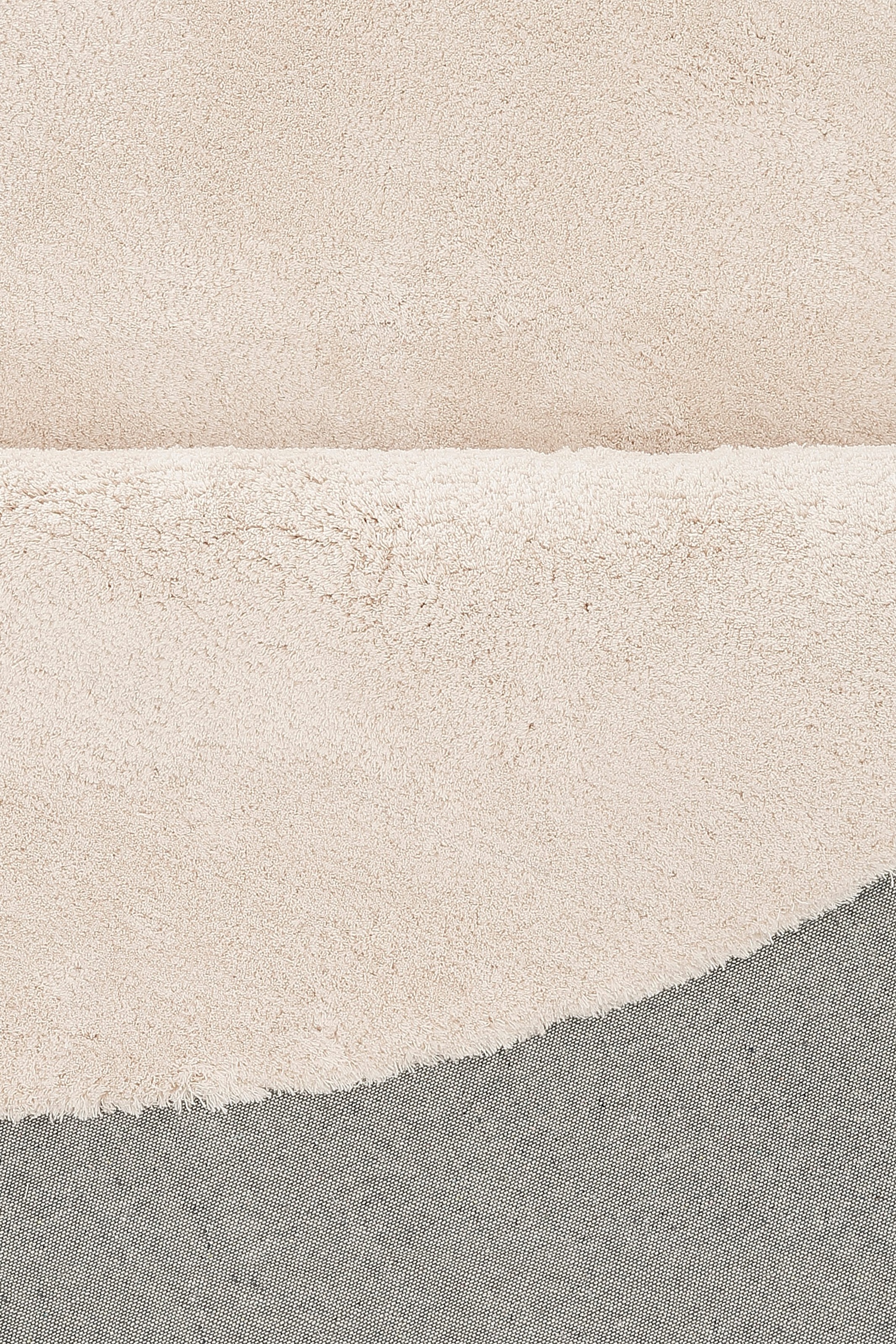 my home Hochflor-Teppich »Microfaser Teppich Magong, besonders weich, sehr feiner Flor«, rund, 25 mm Höhe, unifarben, weiche Teppiche, Wohnzimmer, Schlafzimmer, Kinderzimmer