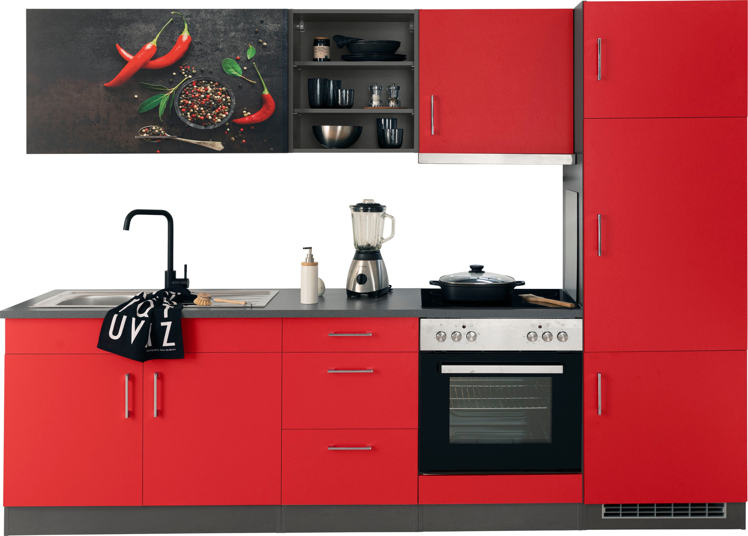 KOCHSTATION Küchenzeile »KS-Paris – Küchen mit einzigartigen Fotomotiven au günstig online kaufen