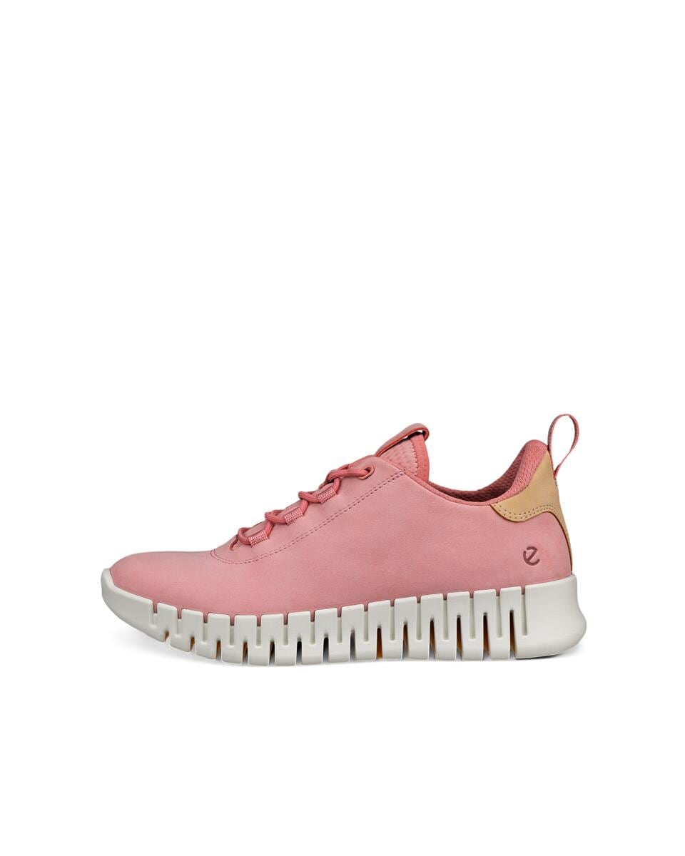 Ecco Slip-On Sneaker »GRUUV W«, Schlupfschuh, Freizeitschuh, Halbschuh mit elastischen Schnürsenkeln