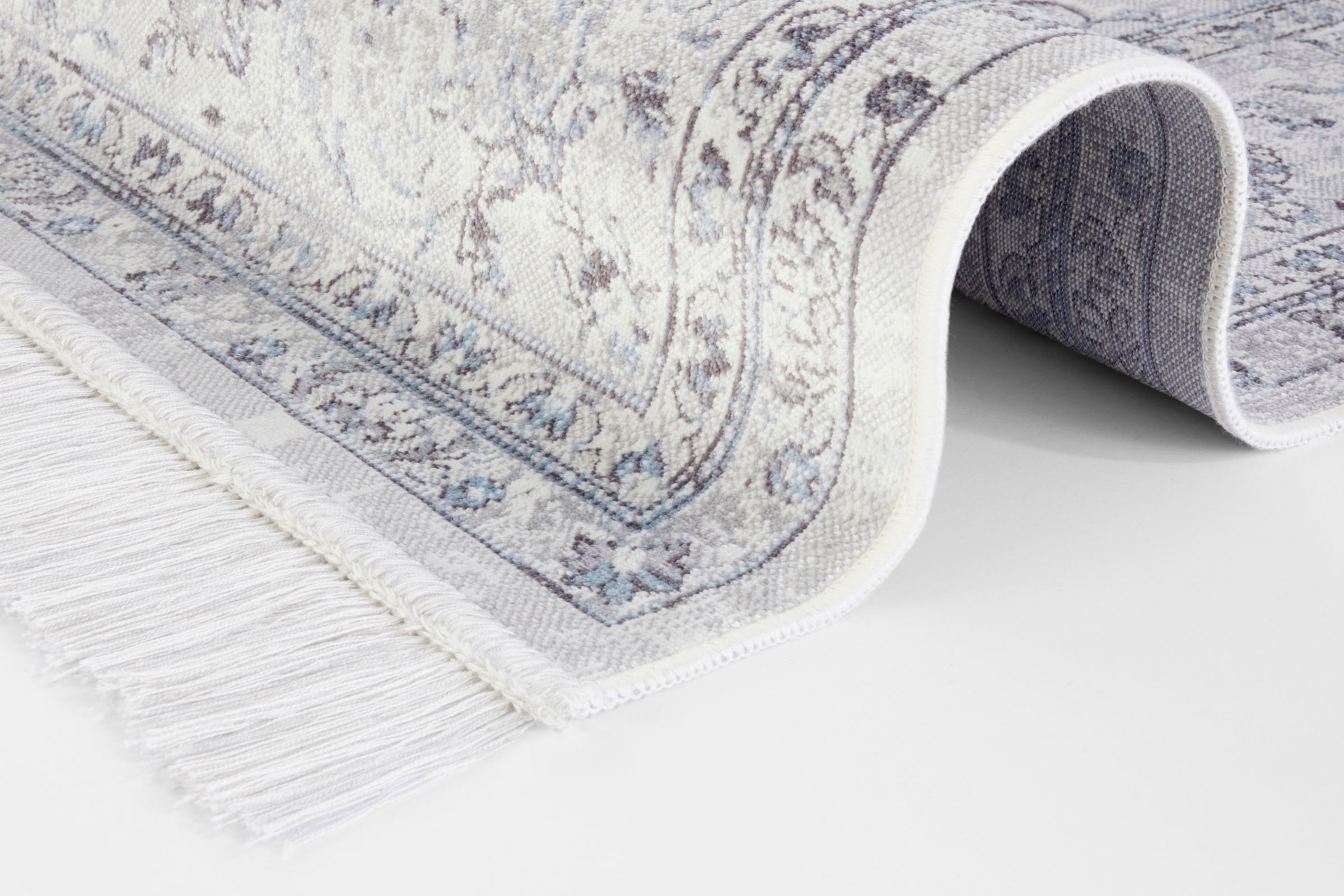 HANSE Home Teppich »Orient Vintage Medaillon«, rechteckig, 5 mm Höhe, Orientalisch mit Fransen, Orient, Wohnzimmer, Schlafzimmer, Esszimmer