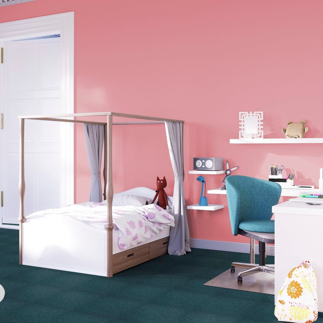Bodenmeister Teppichboden »Jupiter, Velours - meliert, Made in Belgium«, rechteckig, 7,5 mm Höhe, Wohnzimmer, Schlafzimmer, Kinderzimmer, Breite 400/500 cm