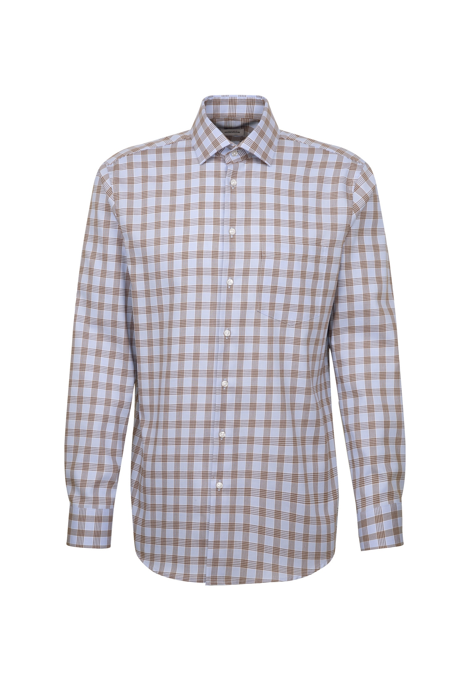 seidensticker Businesshemd »Comfort« Comfort 1/1 Kentkragen Karo