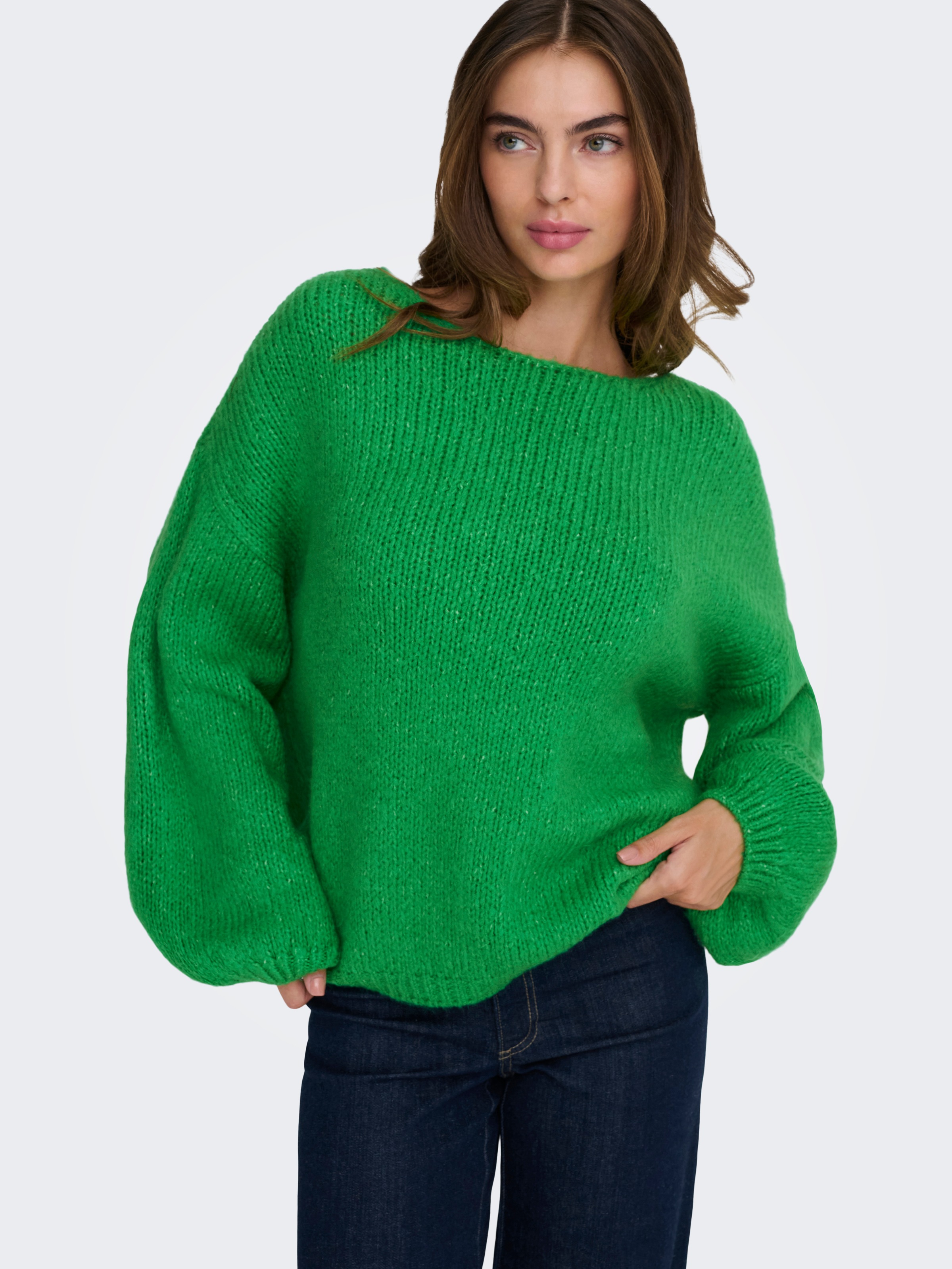 JDY V-Ausschnitt-Pullover »JDYDINEA L/S REVERSIBLE PULLOV. KNT NOOS« Kunstfaser, regular fit