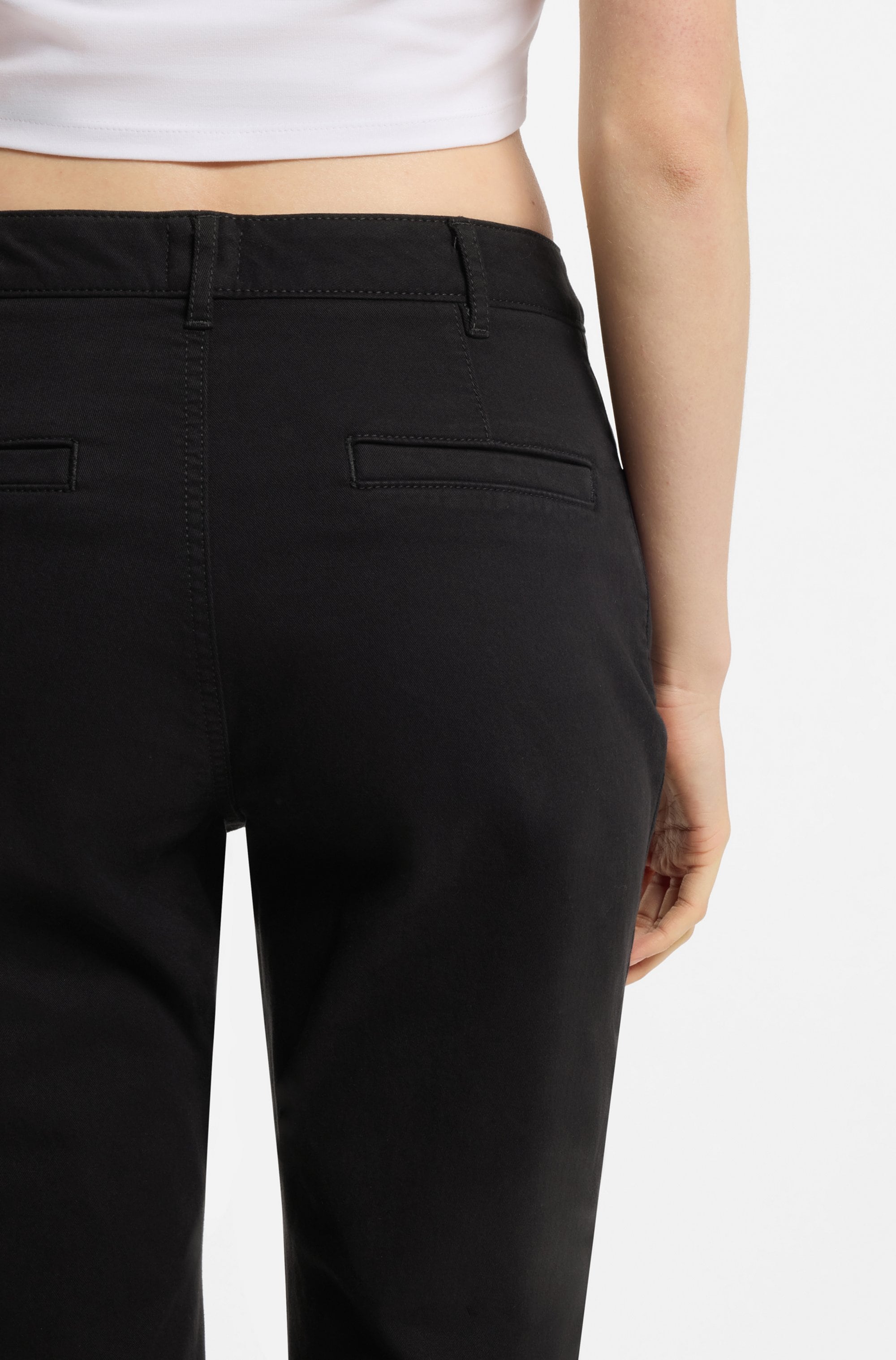 HUGO Blue Bootcuthose »Hizama«  mit hohem Bund, Flared Fit