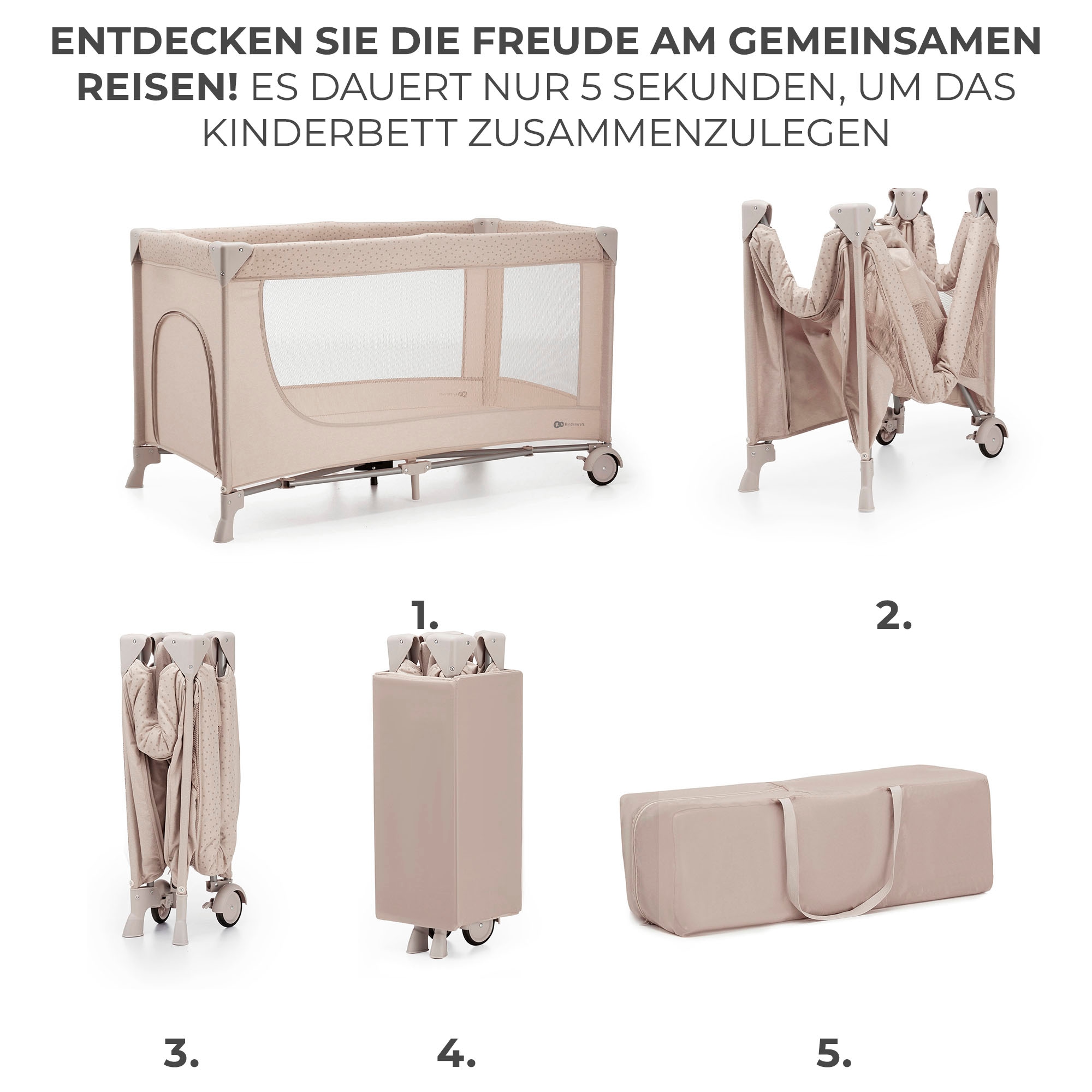 Kinderkraft Baby-Reisebett »JOY 2«