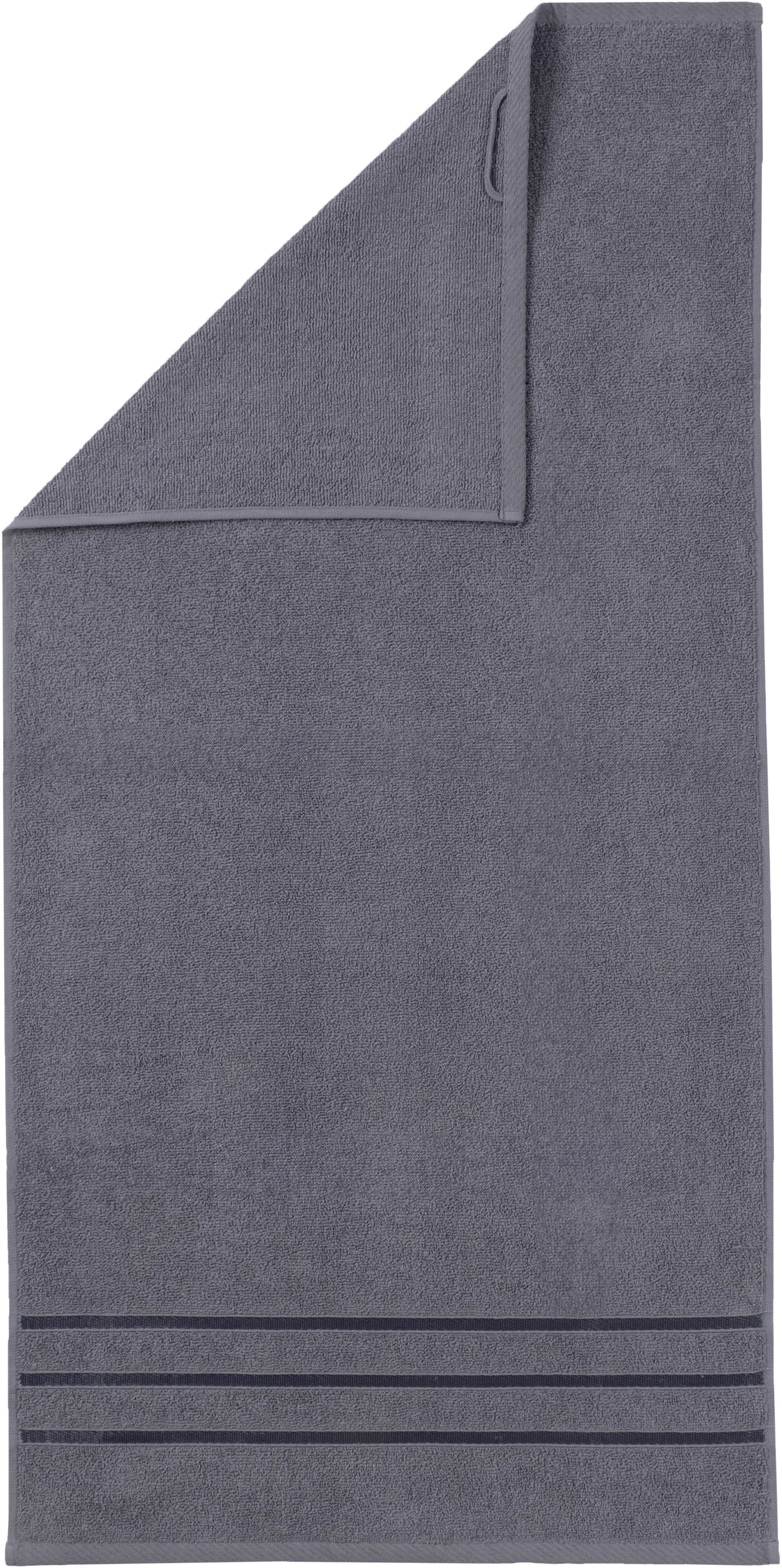 Bruno Banani Handtuch Set »Clement, Duschtücher, Handtücher, Seiftücher«, Set, 6 tlg., Frottier, mit dezent glänzender Streifenbordüre, einfarbig, aus 100% Baumwolle