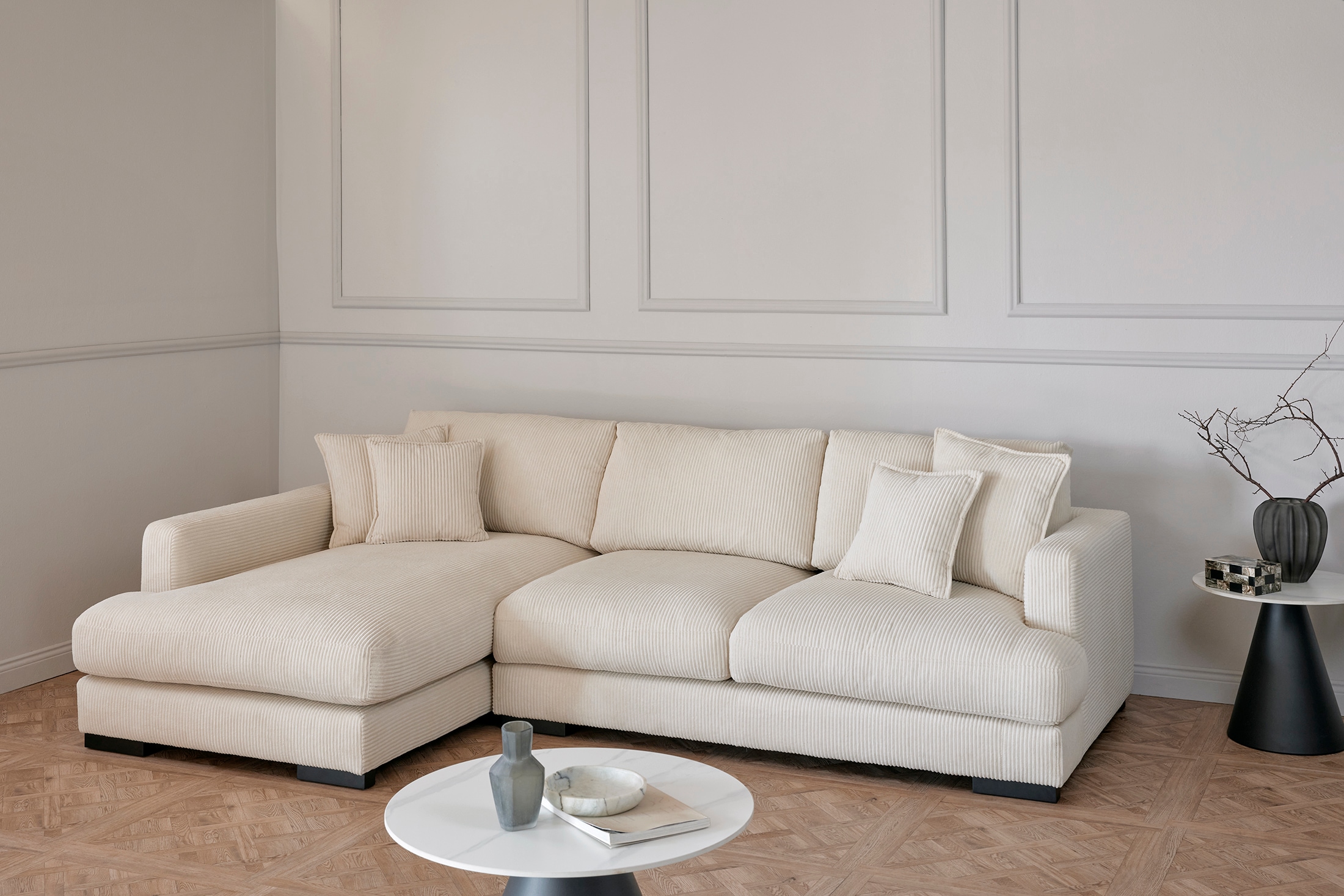 Jahnke Ecksofa »RELAX ASPEN CORNER« Platz für bis zu 5 Personen,Taschenfederkernpolsterung,L-Form,B:271 cm