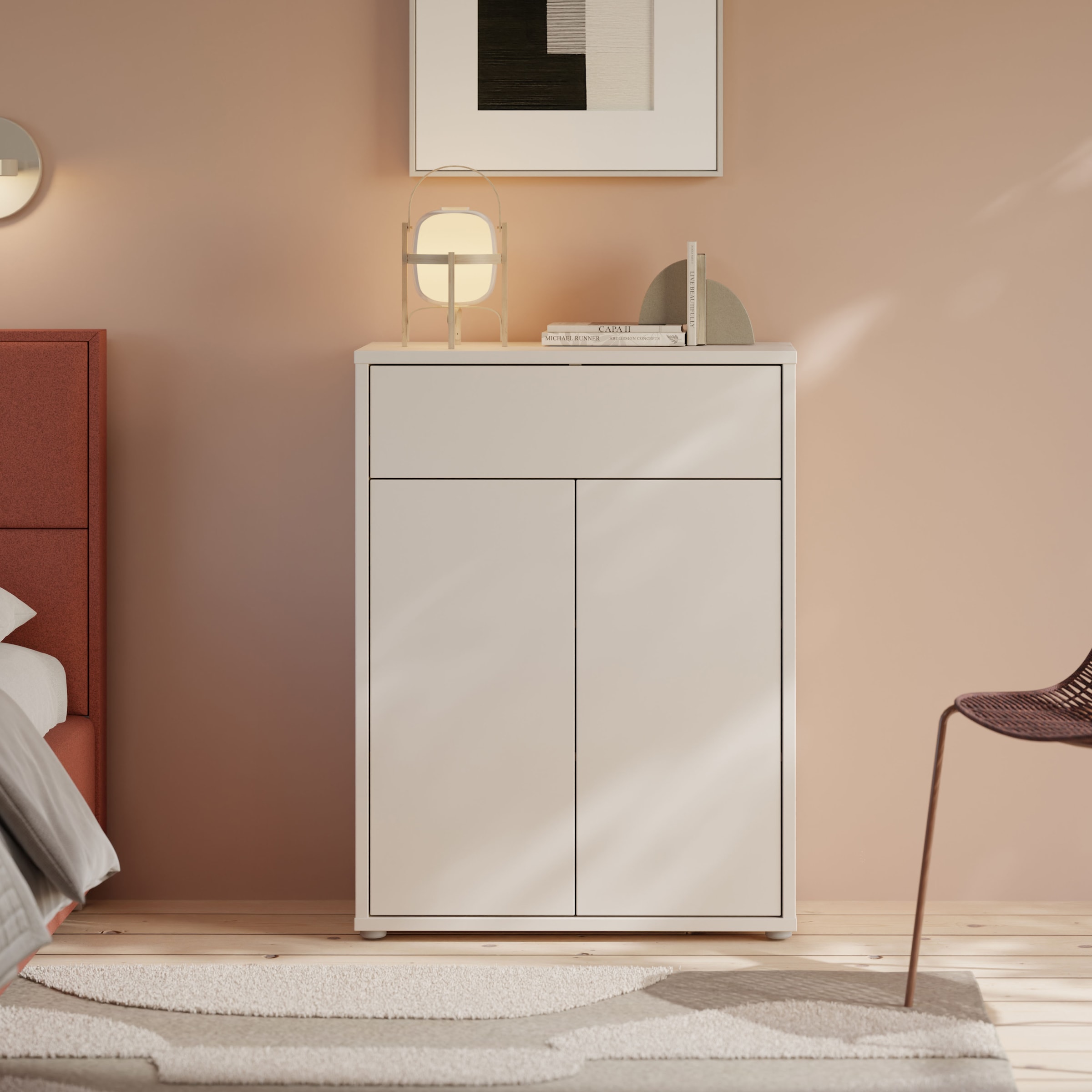 FORTE Schuhschrank »Alice Springs« B/H/T 74,5/99,1/34,9 cm Push to open, 12 Paar Schuhe