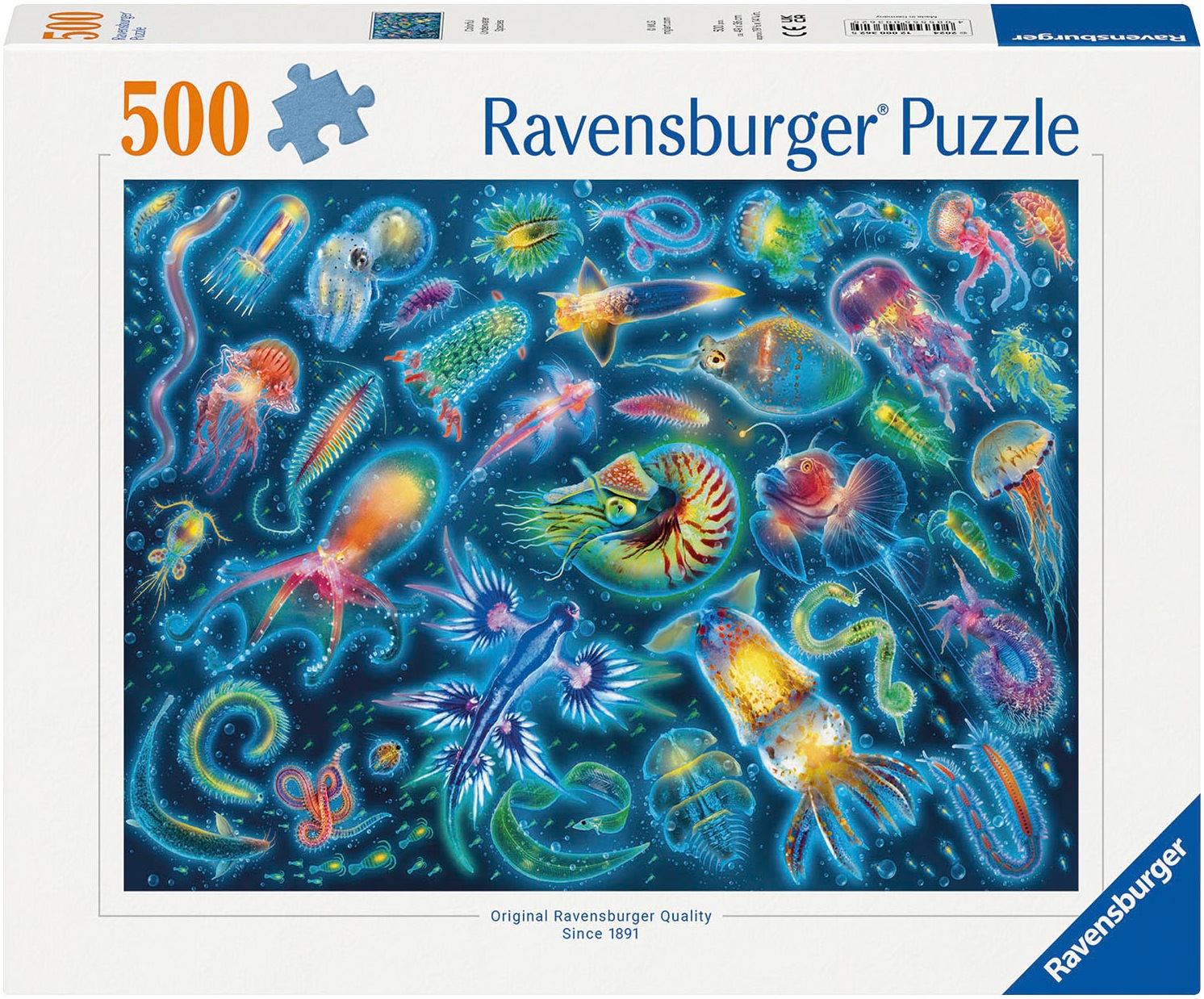 Ravensburger Puzzle »Farbenfrohe Quallen«, Made in Germany