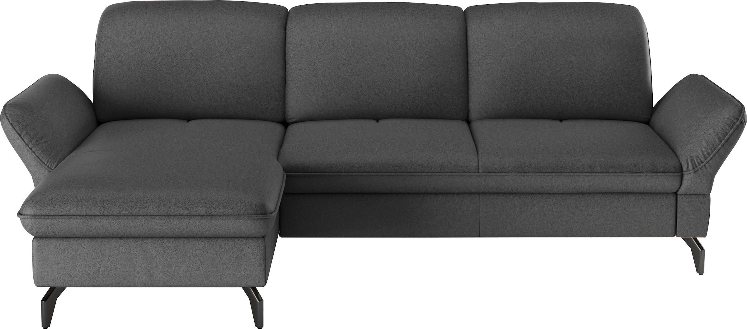 sit&more Ecksofa »Leandro L-Form«, Wahlweise mit Bett-, Kopfteil - und Arml günstig online kaufen