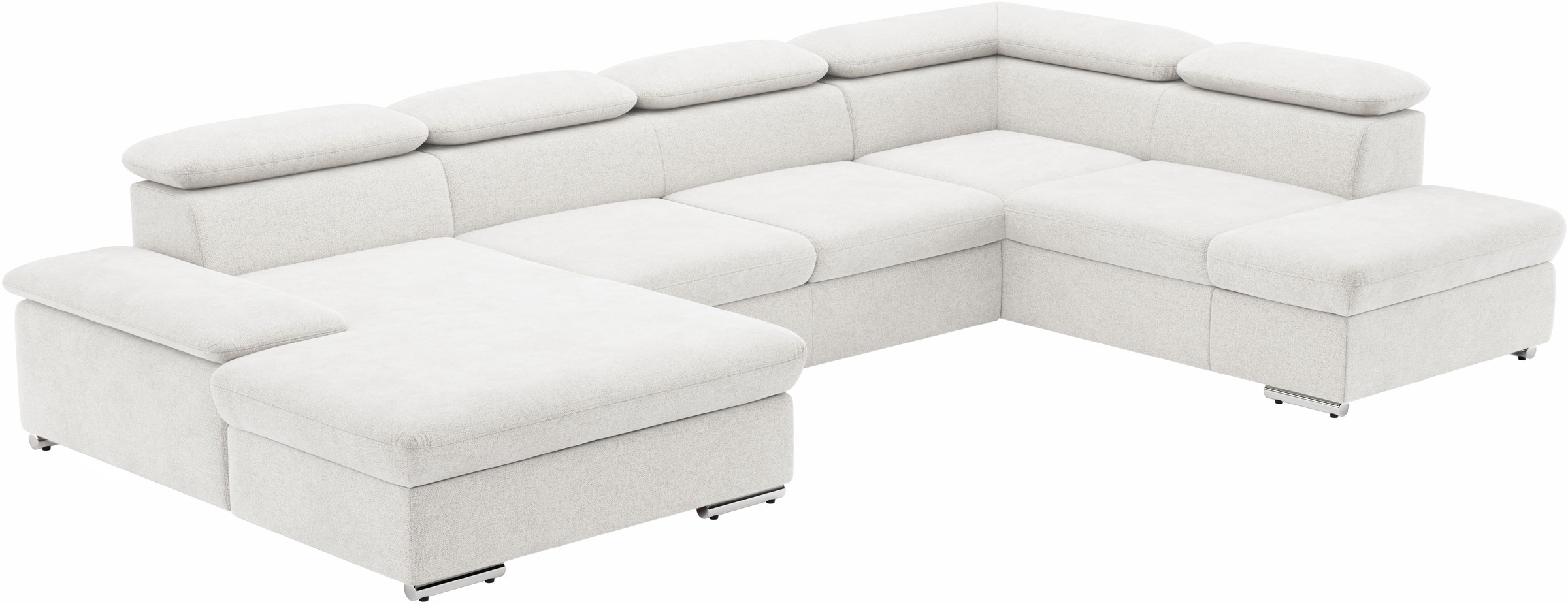 sit&more Wohnlandschaft »Valantine U-Form«, inkl. Kopf- und Armteilverstellung, wahlweise mit Bettfunktion