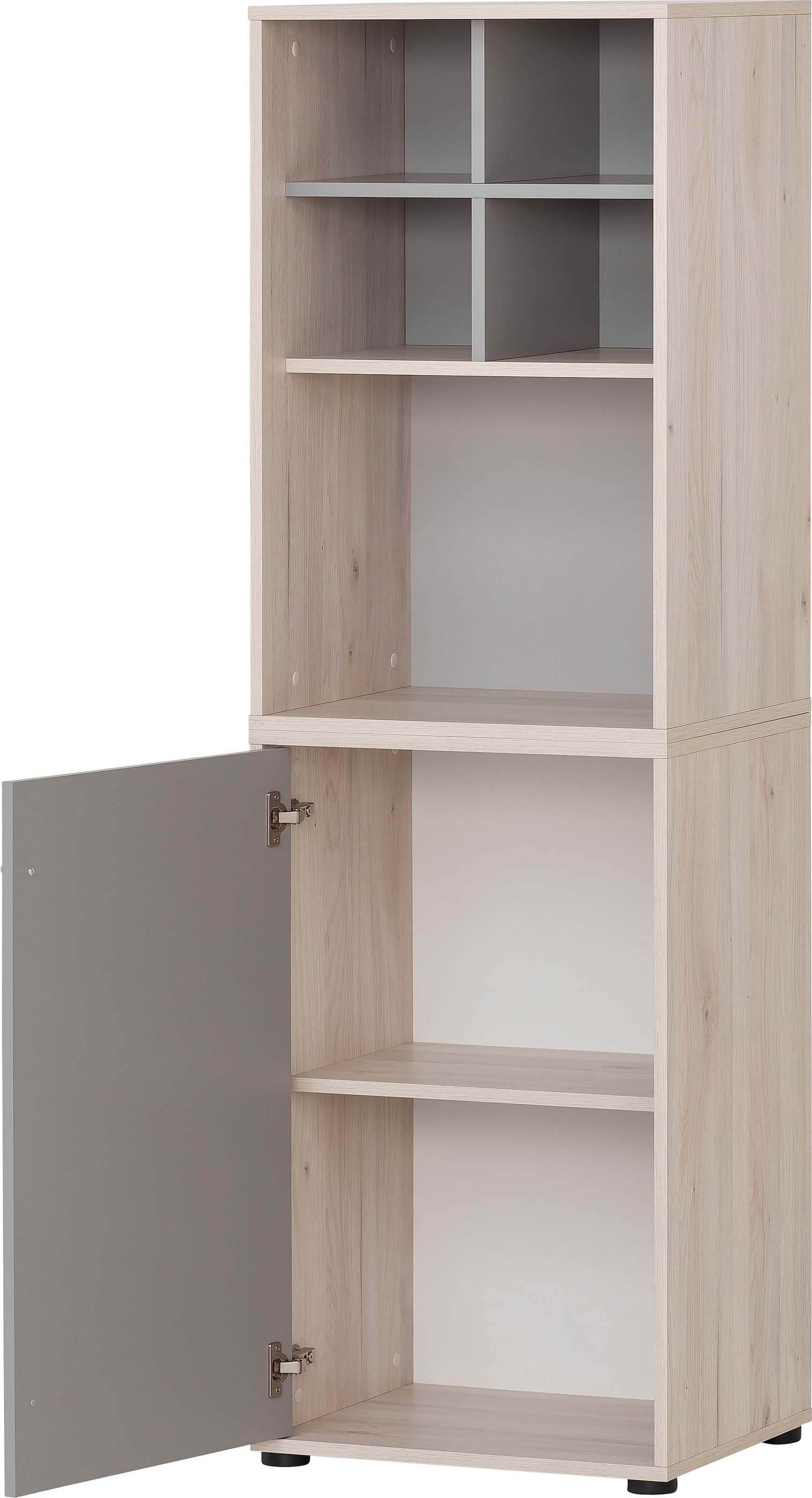 Schildmeyer Büromöbel-Set »Serie 400«, (3 tlg.), bestehend aus 1 Regal, 1 Schrank, 1 Regalkreuz