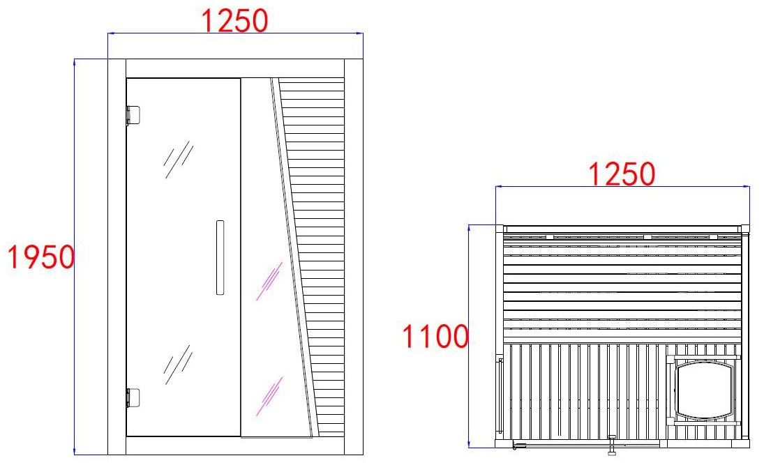 Sanotechnik Sauna »TAMPERE«