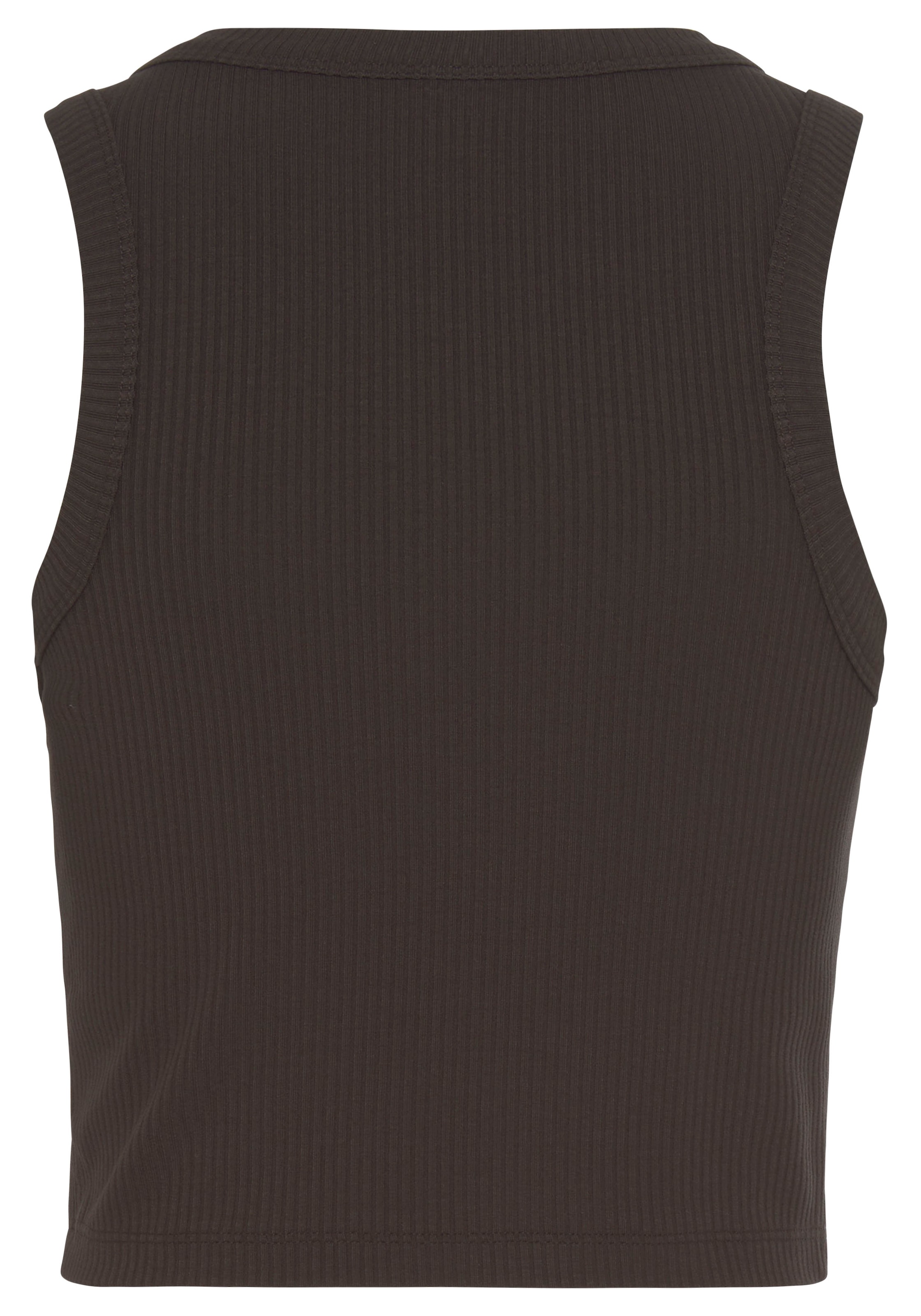 LASCANA Crop-Top, (2er-Pack), aus weicher Rippware, sommerliche Basic Tops