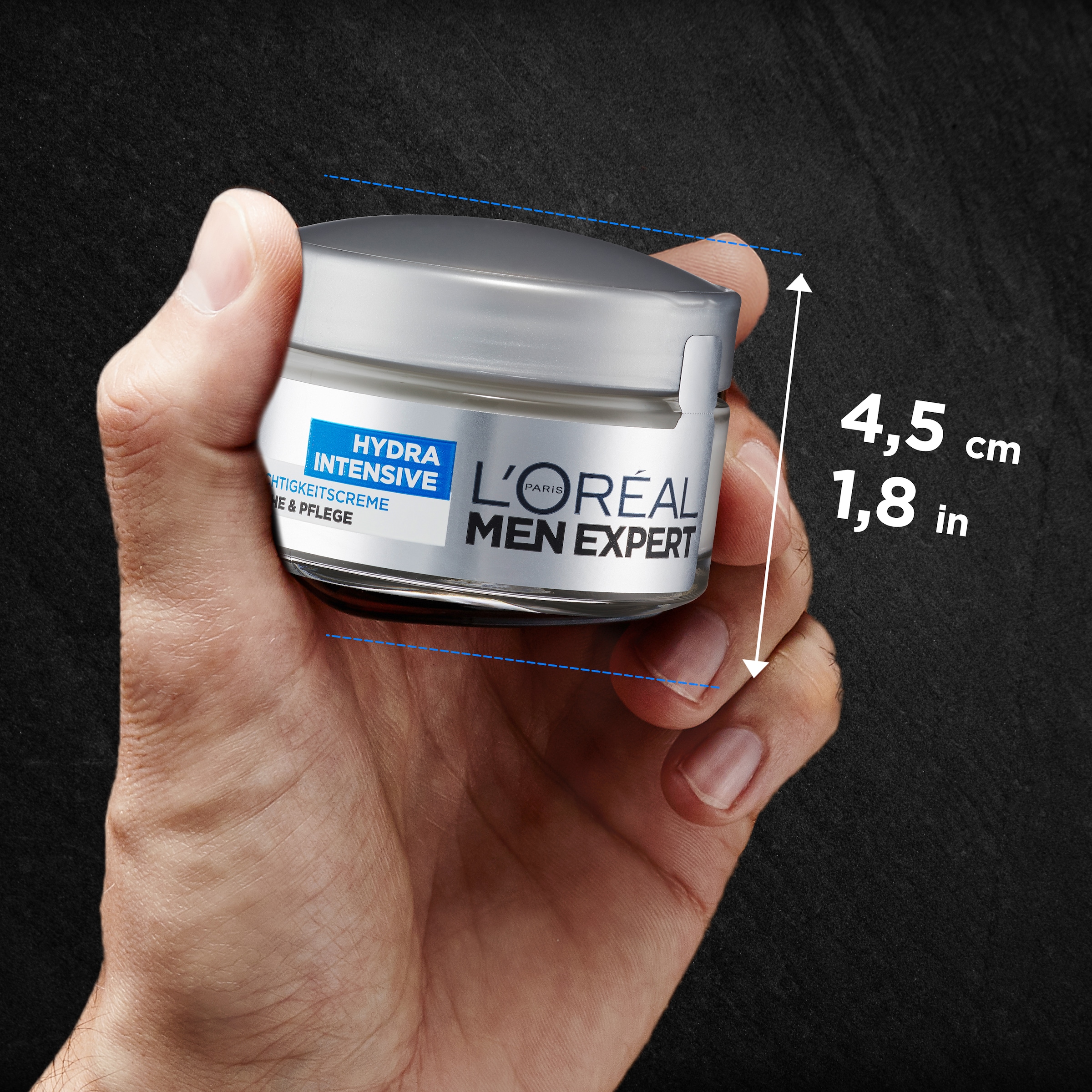 L'ORÉAL PARIS MEN EXPERT Feuchtigkeitscreme »Hydra Intensive« feuchtigkeitsspendend, stärkt die Haut gegen tägliche Belastung