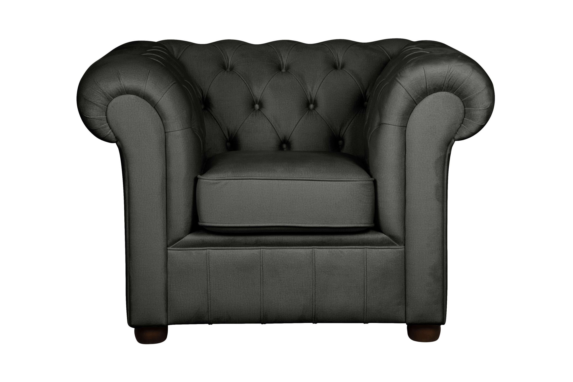 Home affaire Sessel »CHARENTE, Chesterfield, Wellenfederung, Maße B/T/H: 105/89/74 cm«, mit edler Knopfheftung und typischen Armlehnen