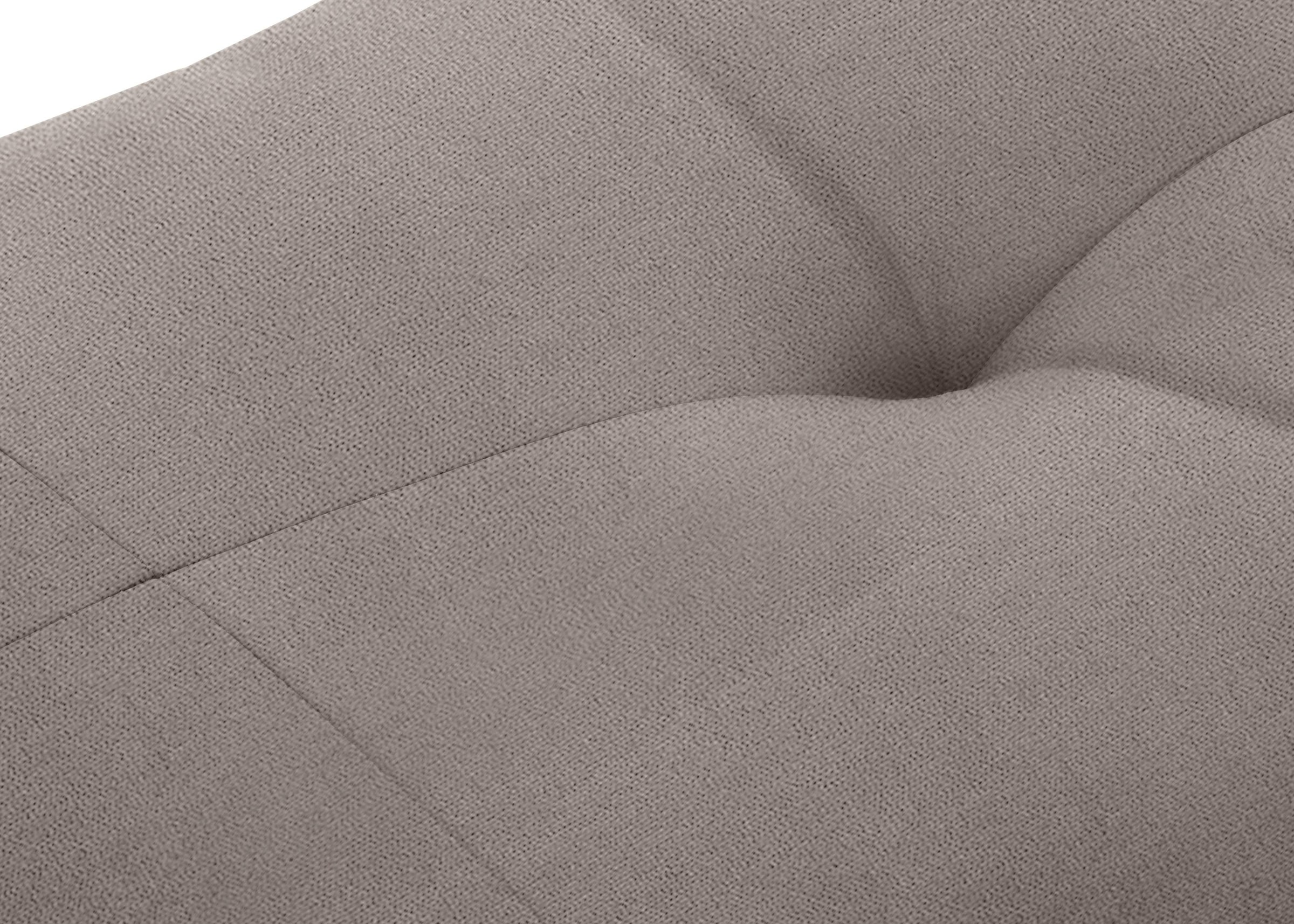W.SCHILLIG Hocker »softy«, mit dekorativer Heftung im Sitz, Füße Chrom glänzend
