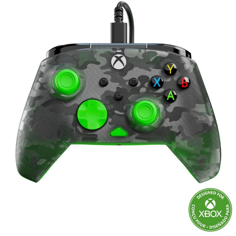 TURTLE BEACH Controller »XB Rematch Core« Ghost Schwarz Camo/Grün Dual- Rumble-Feature-Motoren und Impuls-Trigger für immersives Gameplay