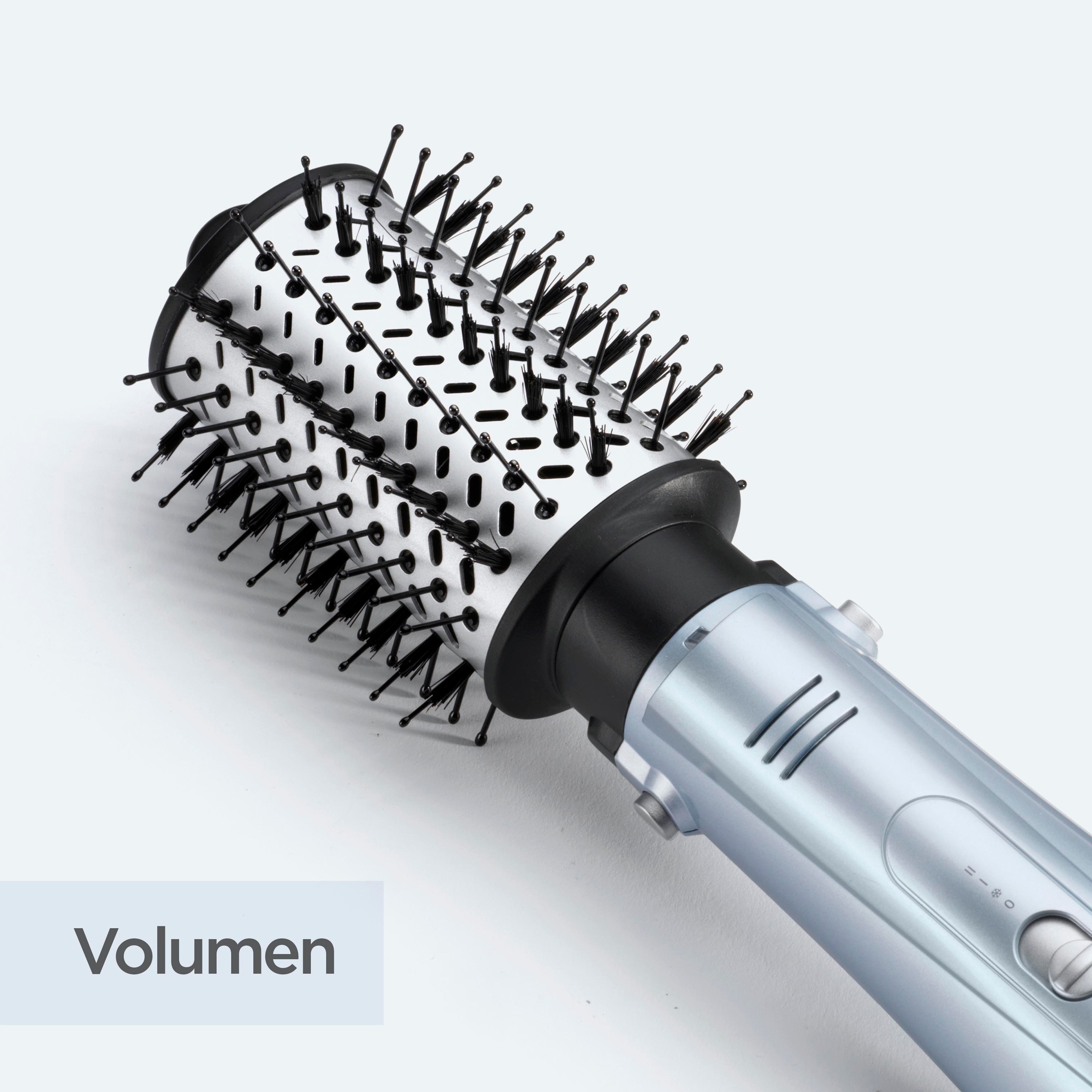 BaByliss Warmluftbürste »BaByliss Hydro Fusion Smooth & Shape 4-in-1 Warmluftbürste, AS774E« 4 Aufsätze Rundbürstenföhn mit Dual-Ionen für Anti-Frizz & 4 Aufsätzen, 1000W