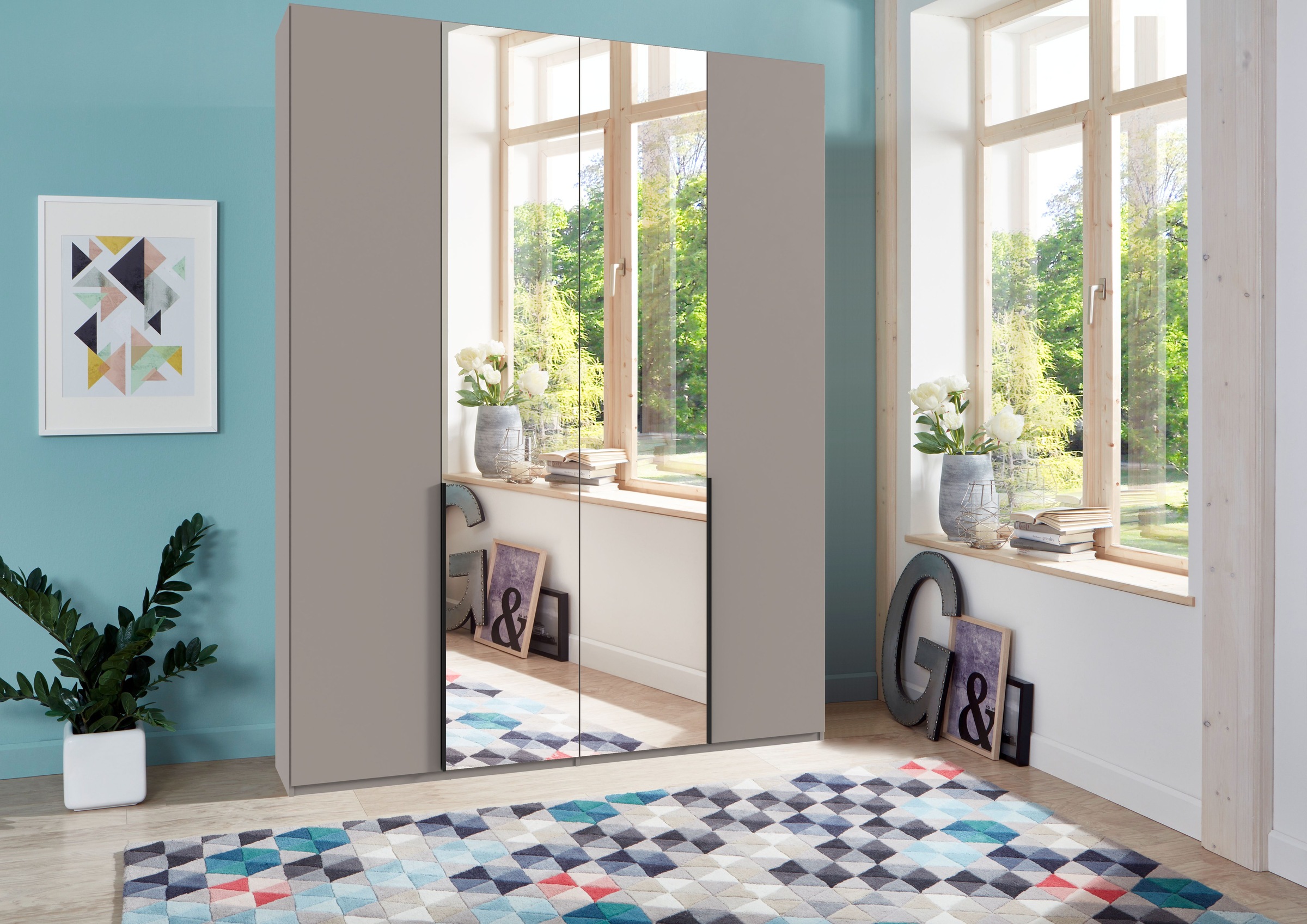 Wimex Kleiderschrank »Mugano,in 5 Breiten,2 Höhen,2 Tiefen, viele Farben, M günstig online kaufen