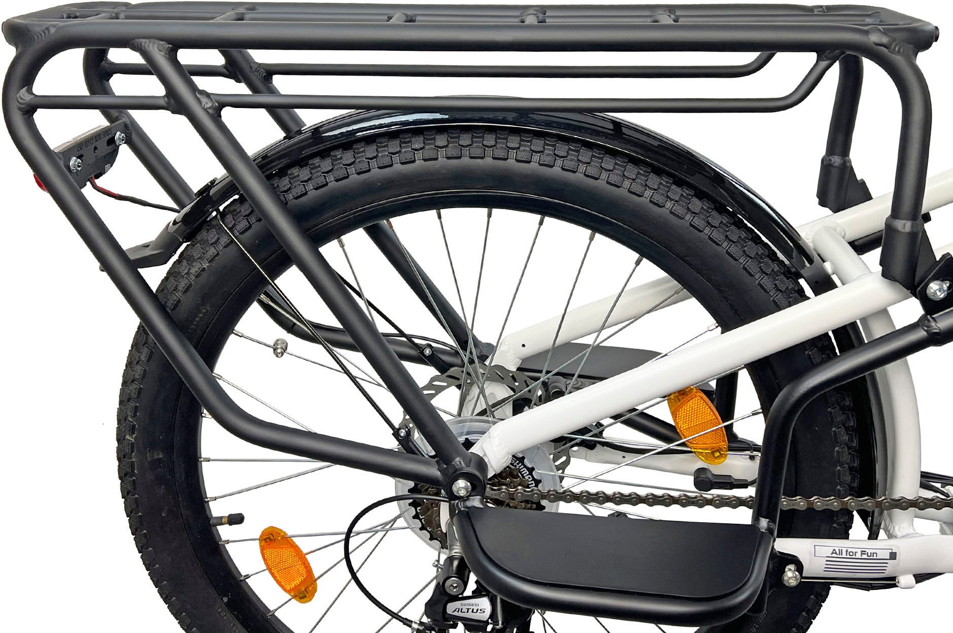LLobe »Cargo City E-Bike Cargado« 7 Gang Shimano Tourney Schaltwerk Kettenschaltung Mittelmotor 250 W