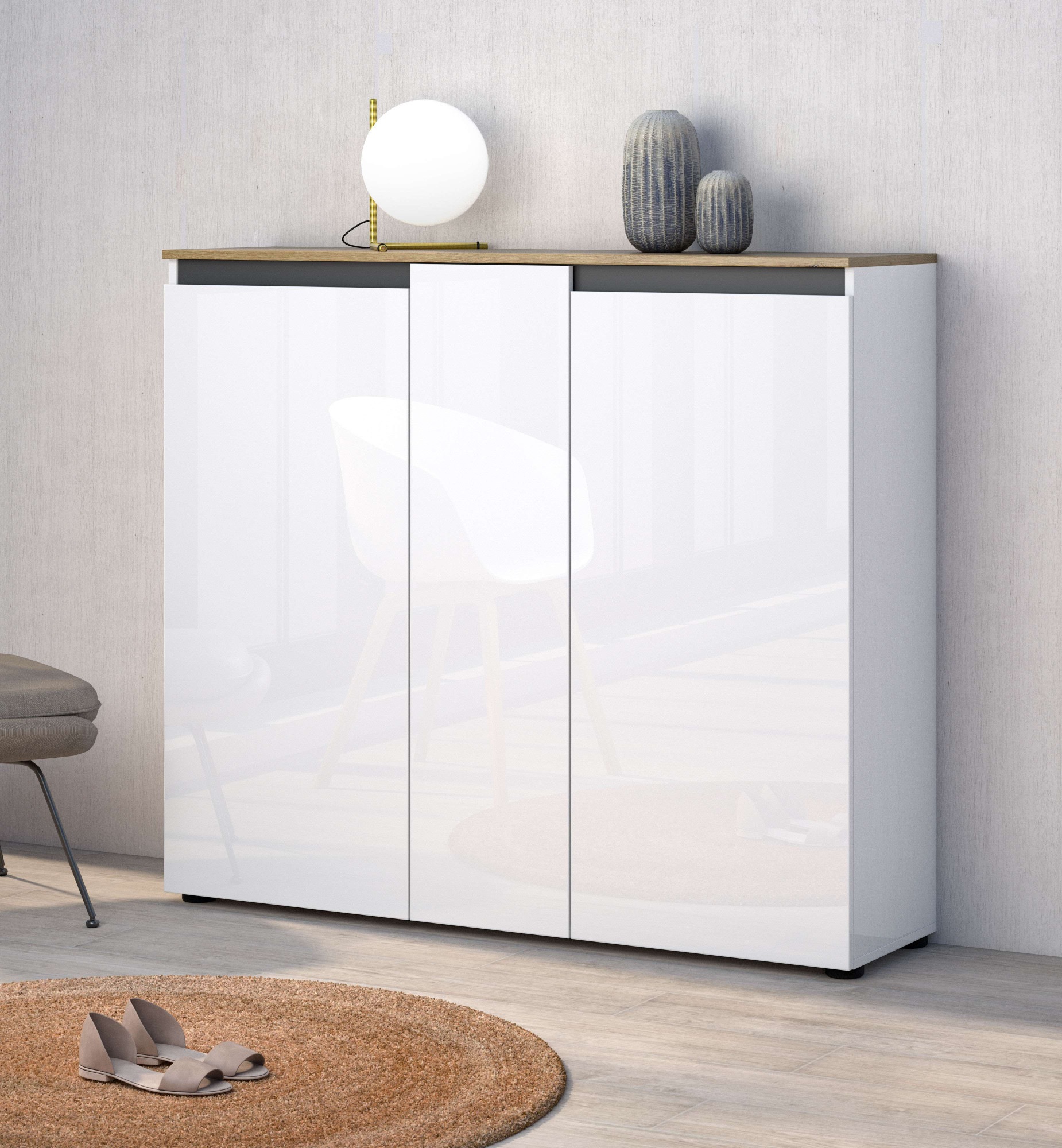 INOSIGN Schuhschrank »Zippo, Schuhkommode,Schuhregal,Made in Italy,stehend« günstig online kaufen