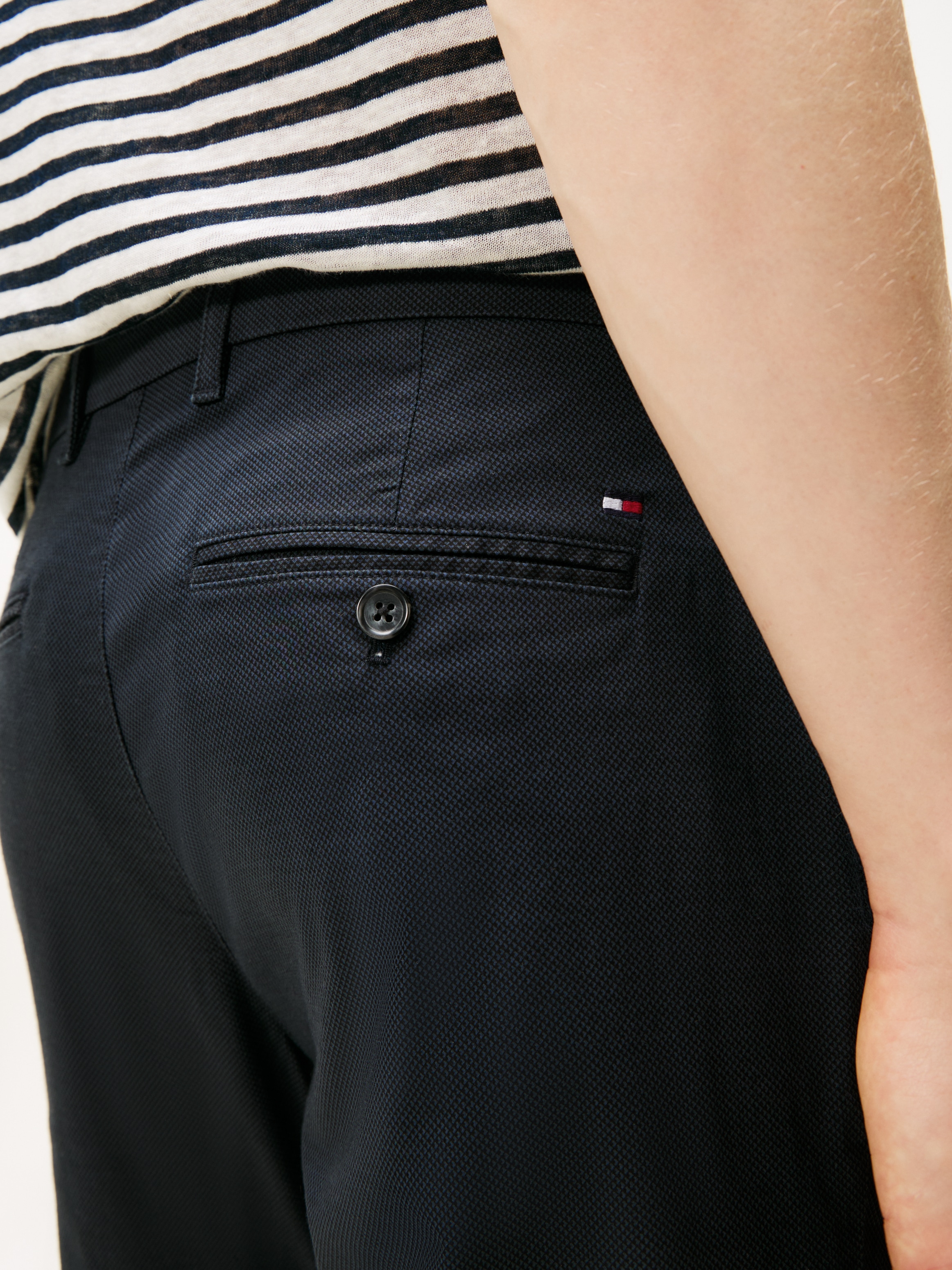 Tommy Hilfiger Chinohose »BLEECKER PRINTED STRUCTURE«, Slim FIT