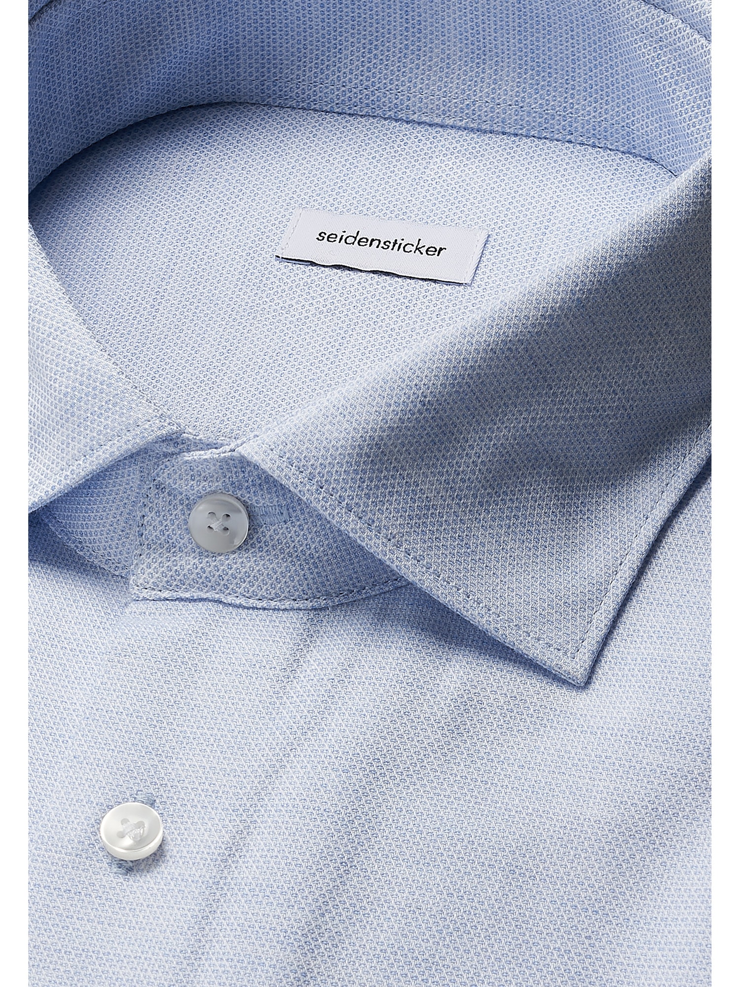 seidensticker Flanellhemd »Schwarze Rose«, Comfort 1/1 Kentkragen Struktur