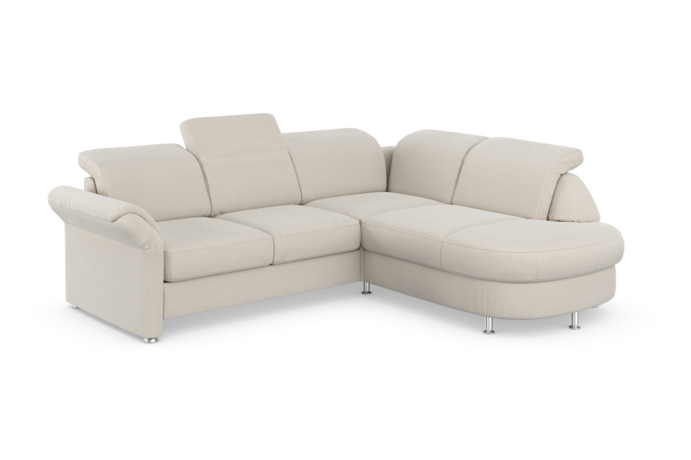 sit&more Ecksofa »Apulia L-Form«, wahlweise Bettfunktion, Bettkasten und Kopf- und Armteilverstellung