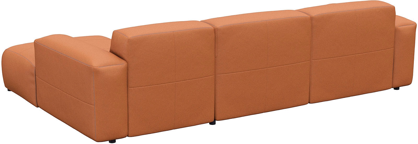 FLEXLUX Ecksofa »Lucera bequem und komfortabel durch hochwertigen Sitzaufbau, L.Form«, modern & anschmiegsam, Kaltschaum, Stahl-Wellenunterfederung