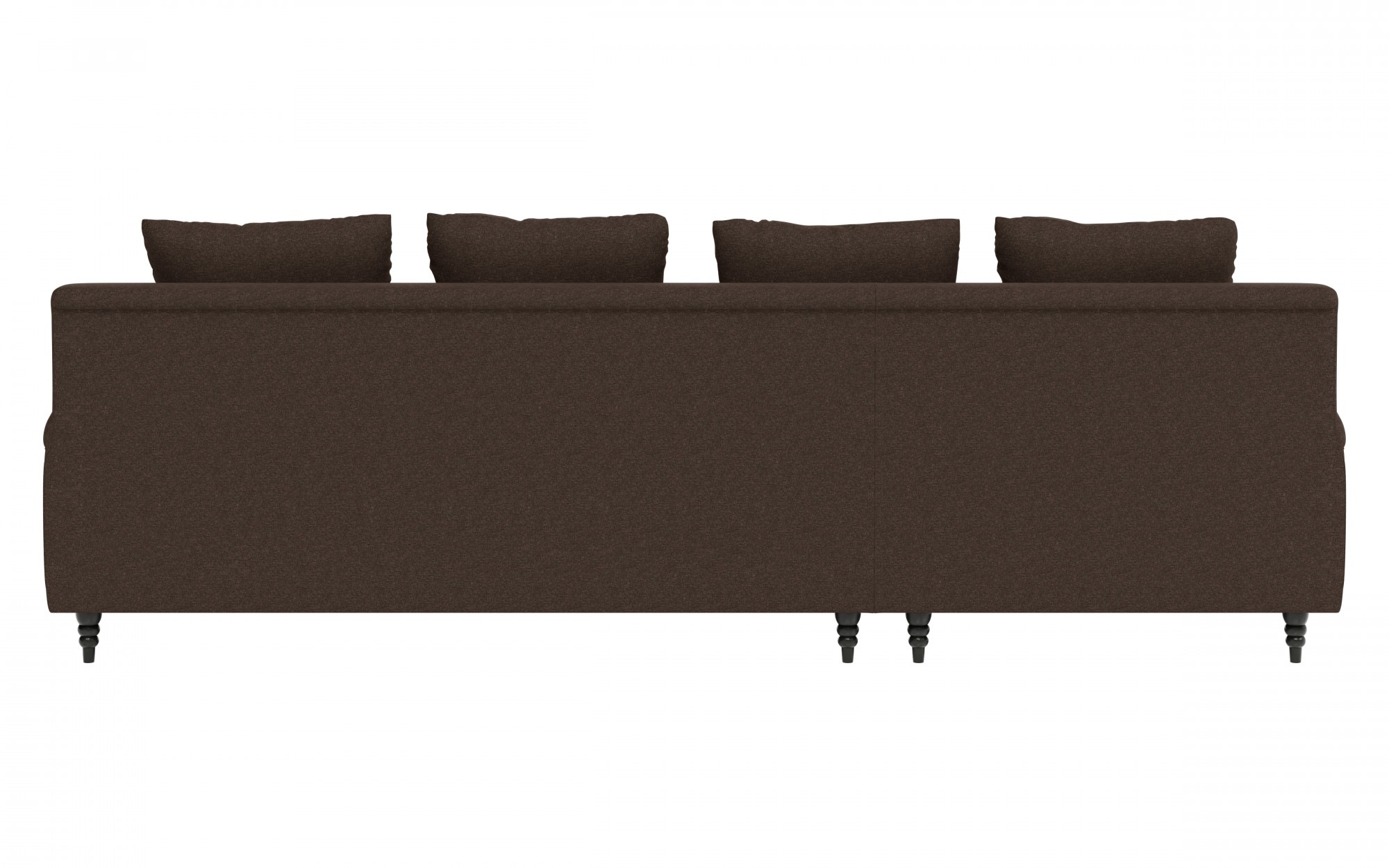 Guido Maria Kretschmer Home&Living Ecksofa »NORIN L-Form«, zwei Fußarten: vorne - Rollen, hinten - Holzfüße