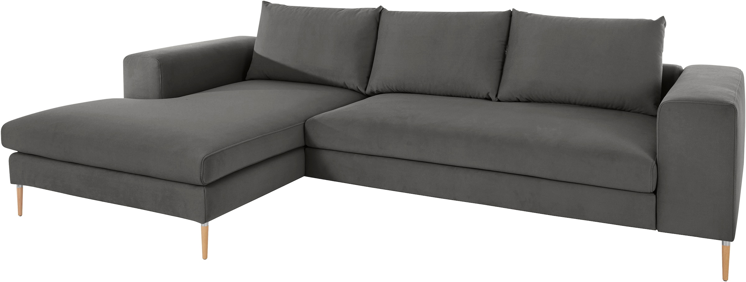 OTTO products Polsterecke »Finnja, softer, legerer Sitzkomfort, bequem, zeitloses Design, L-Form«
