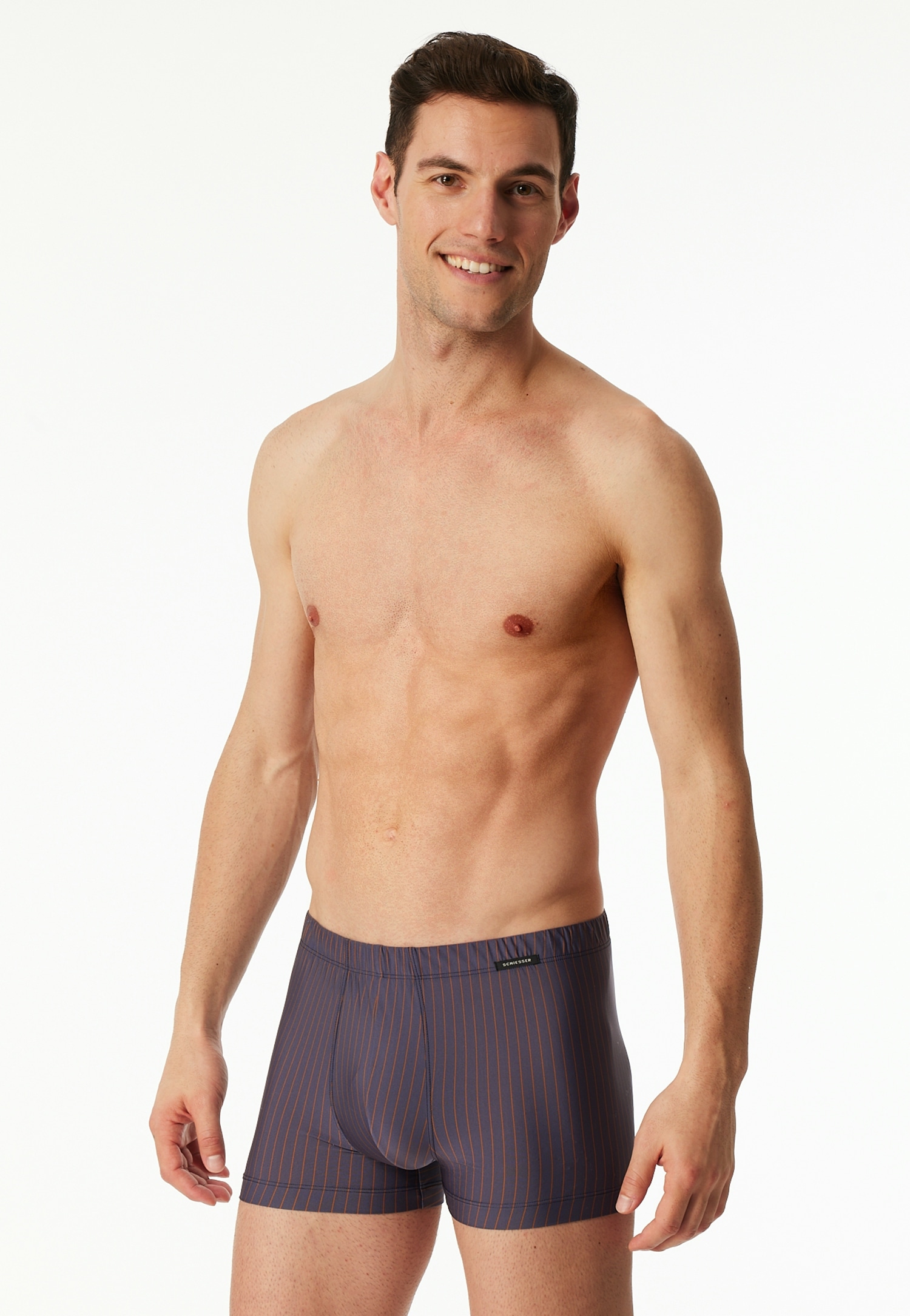 Schiesser Boxershorts »Pure Micro« ohne Eingriff, mit extra softem, überzogenem Bundgummi
