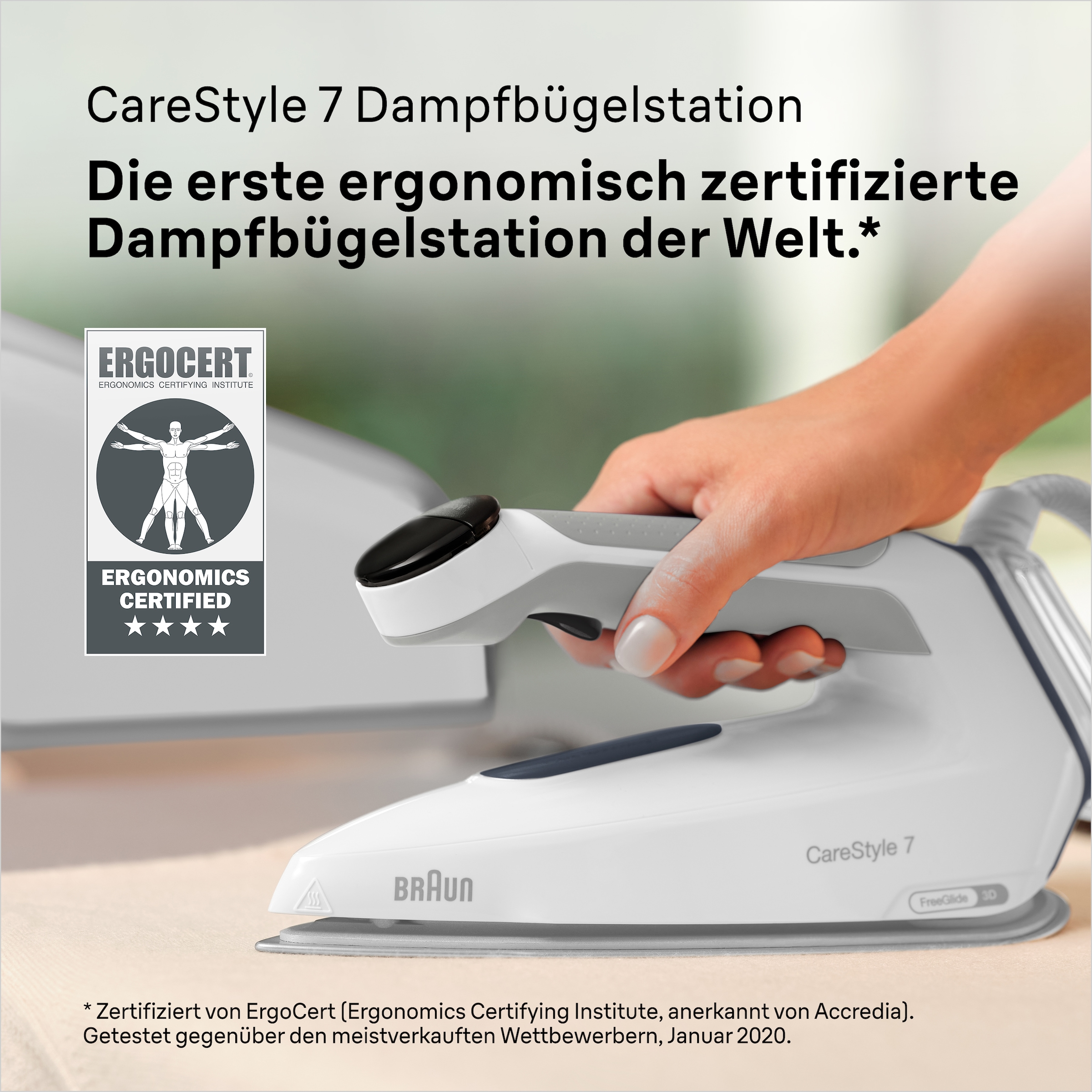 Braun Dampfbügelstation »CareStyle 7 IS7262GY«