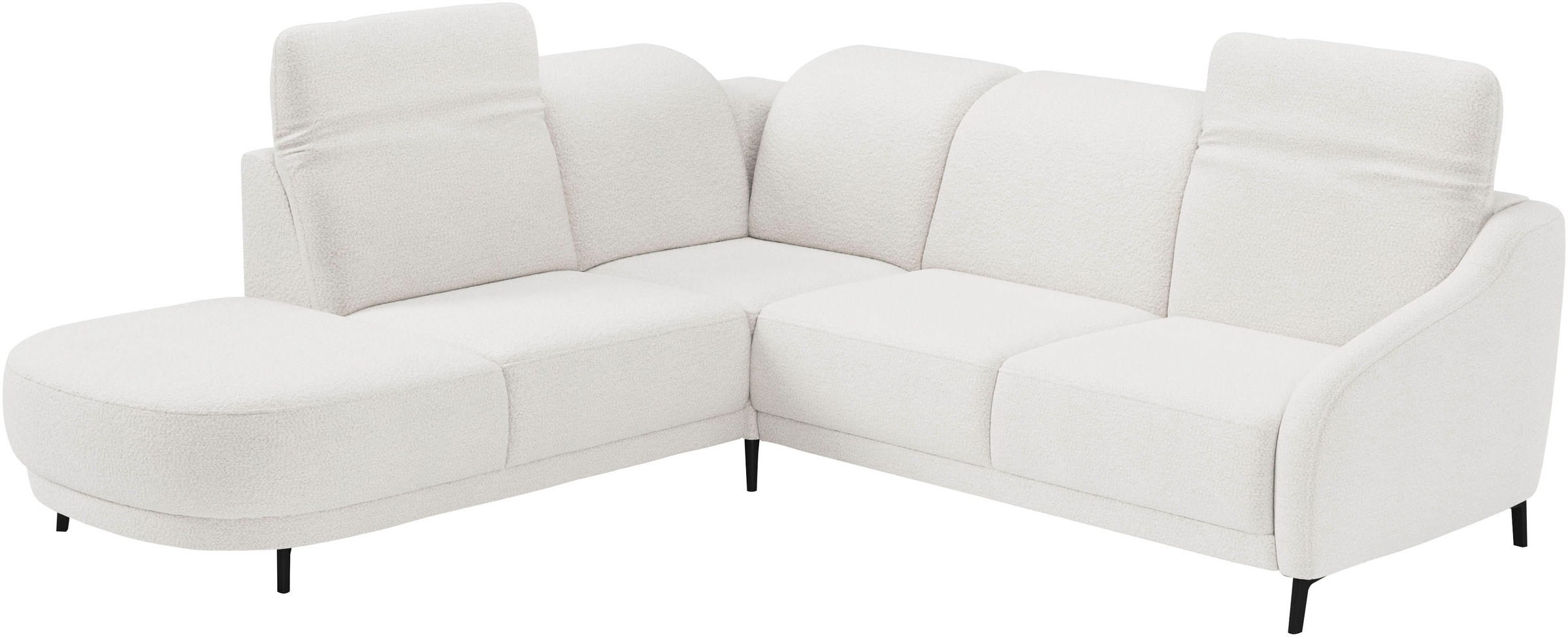 sit&more Ecksofa »Blues L-Form«, wahlweise mit Klapptisch und USB