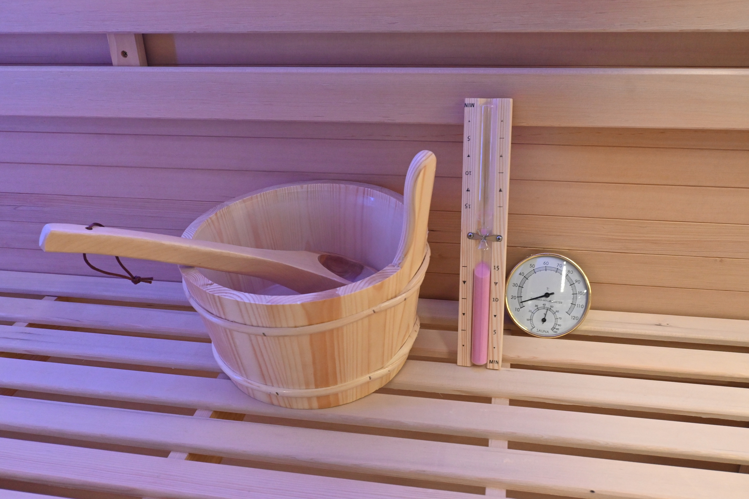 Sanotechnik Sauna »LUXOR 1« inkl. Salzsteine und Saunaofen