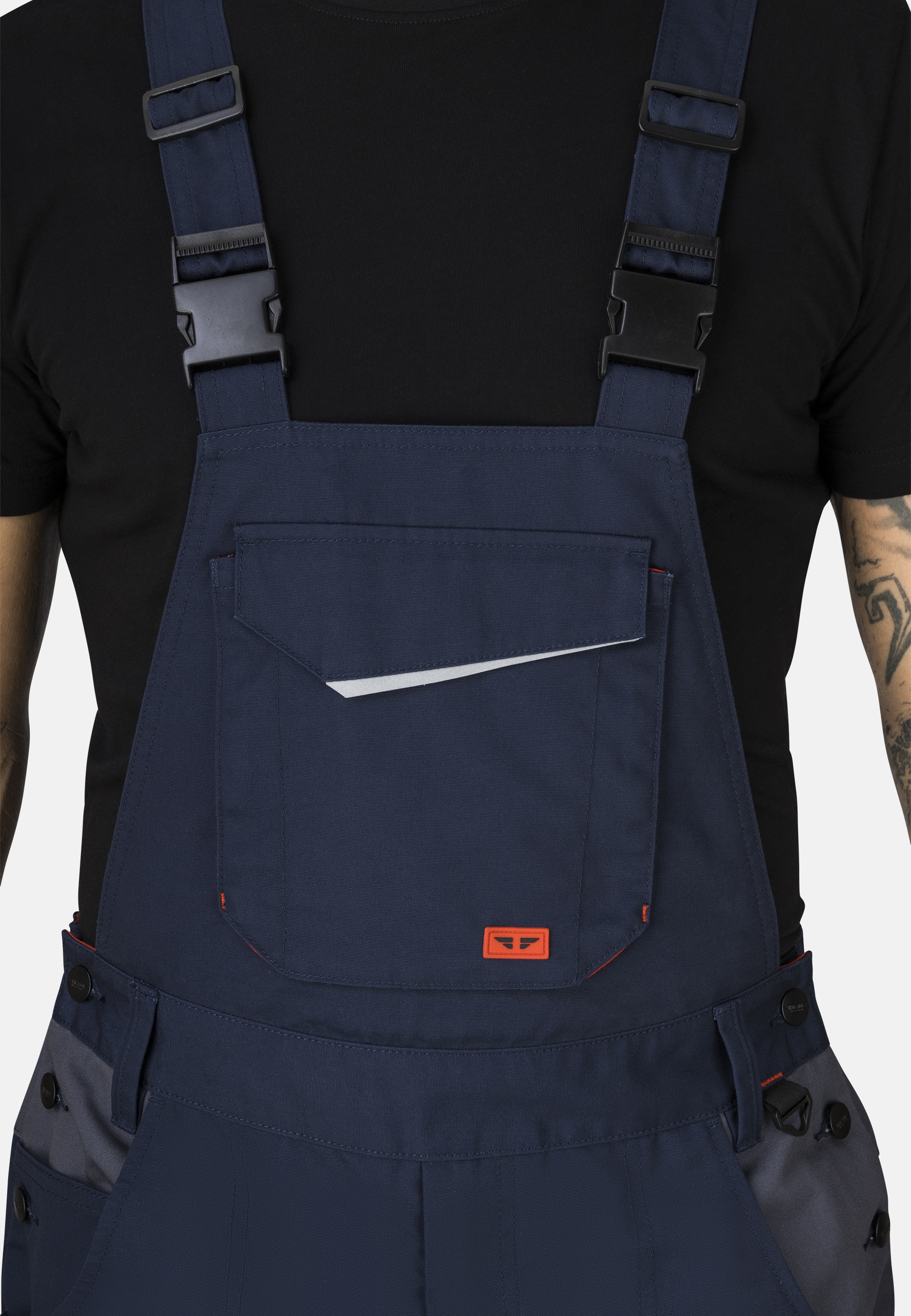 HERO by John Medoox Arbeitslatzhose »EDMONTON Pro Workwear Arbeits-Cargo-Latzhose«, Arbeits-Cargo-Latzhose Funktionsqualitätfür Herren