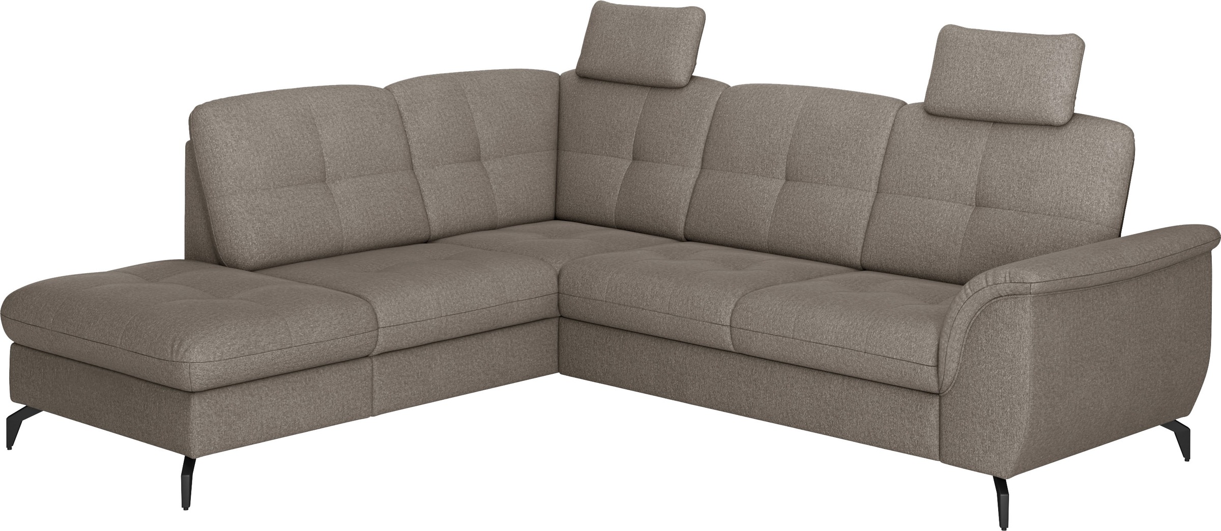 sit&more Ecksofa »Zora L-Form«, wahlweise mit Bettfunktion und Bettkasten
