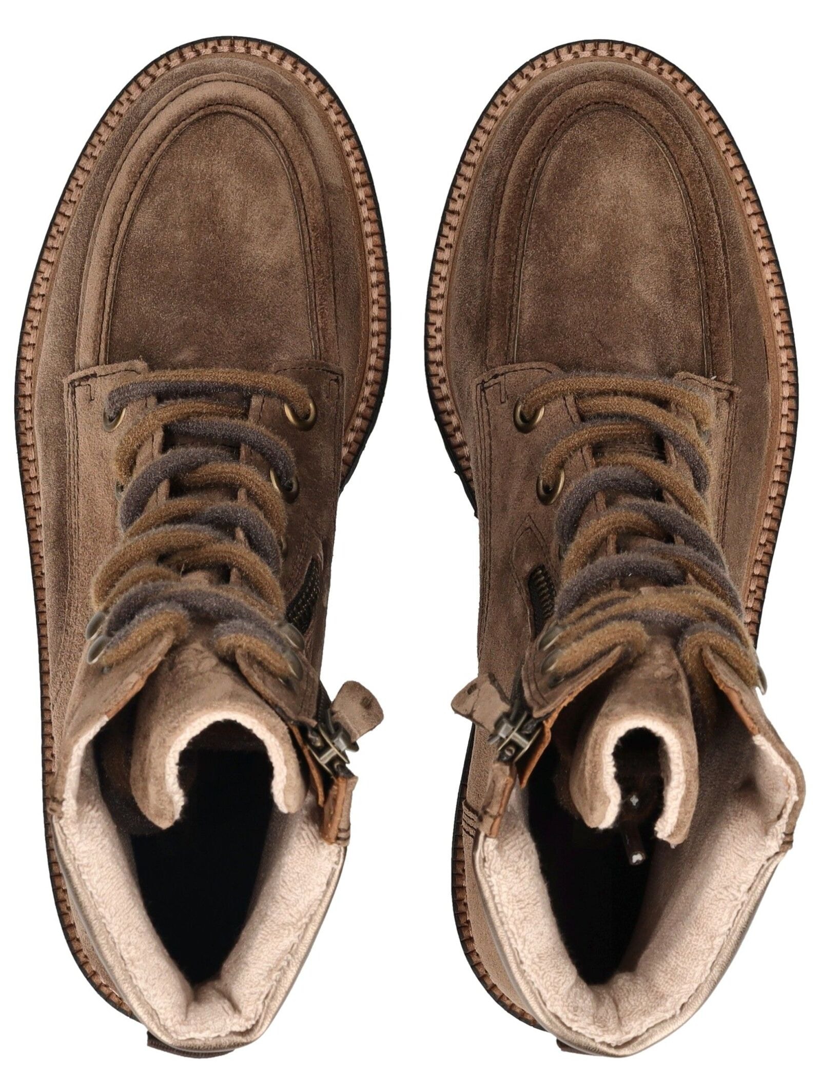 Paul Green Schnürstiefelette »Paul Green Stiefelette Veloursleder«