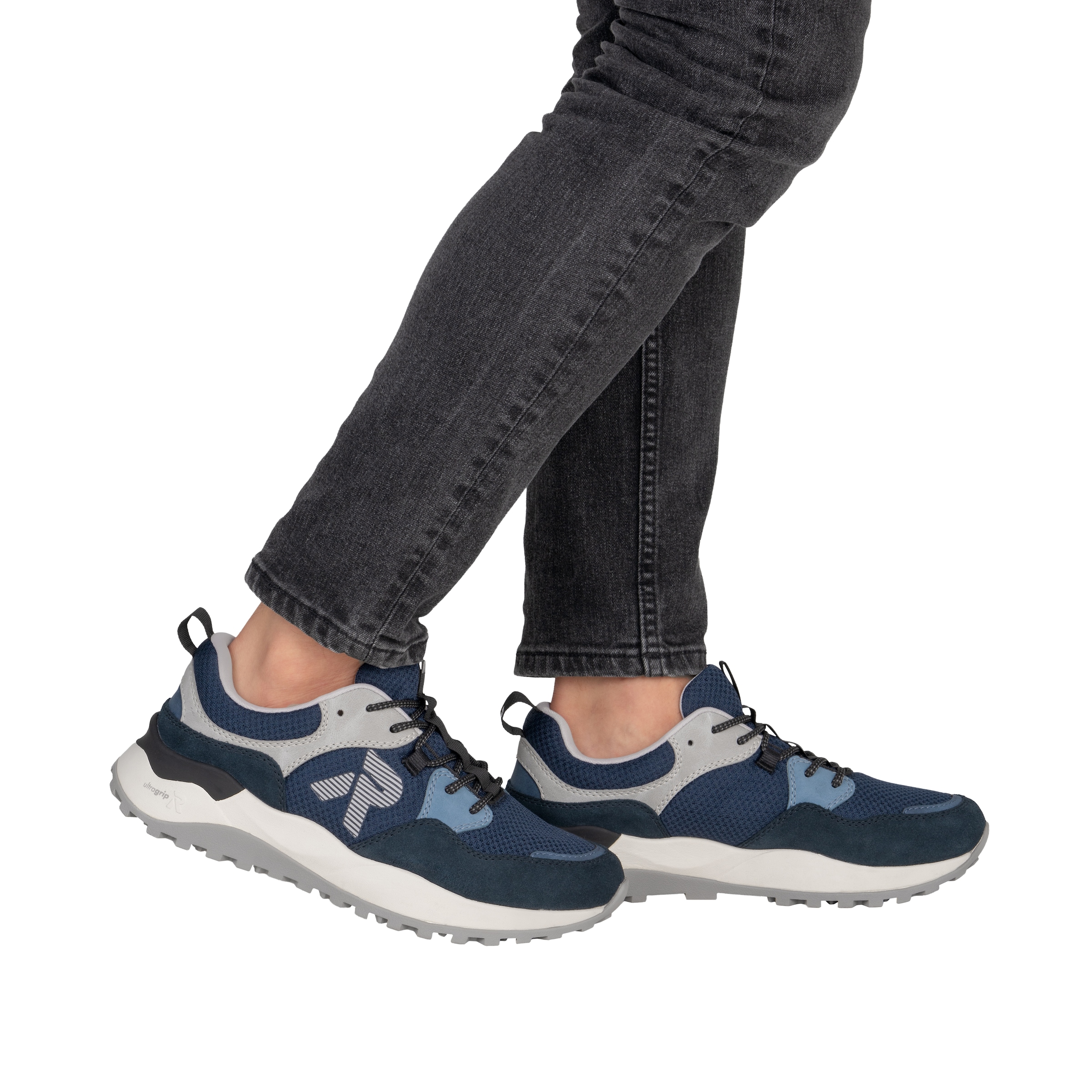 RIEKER Sport Slip-On Sneaker  Sportschuh, Halbschuh, Schlupfschuh mit Gummizug