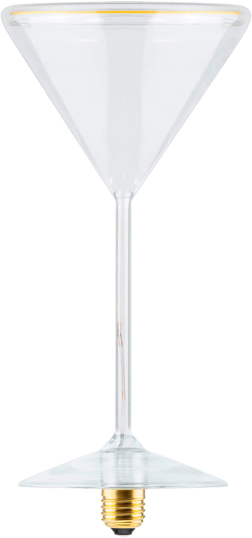 SEGULA LED-Leuchtmittel »LED Floating Martini clear« E27 1 Stk. Extra-Warmweiß handmade