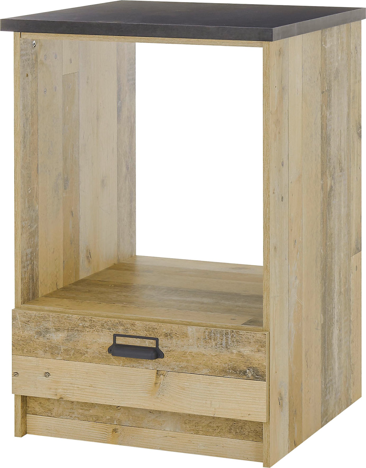 Home affaire Herdumbauschrank "Sherwood" mit Apothekergriffen aus Metall, B günstig online kaufen