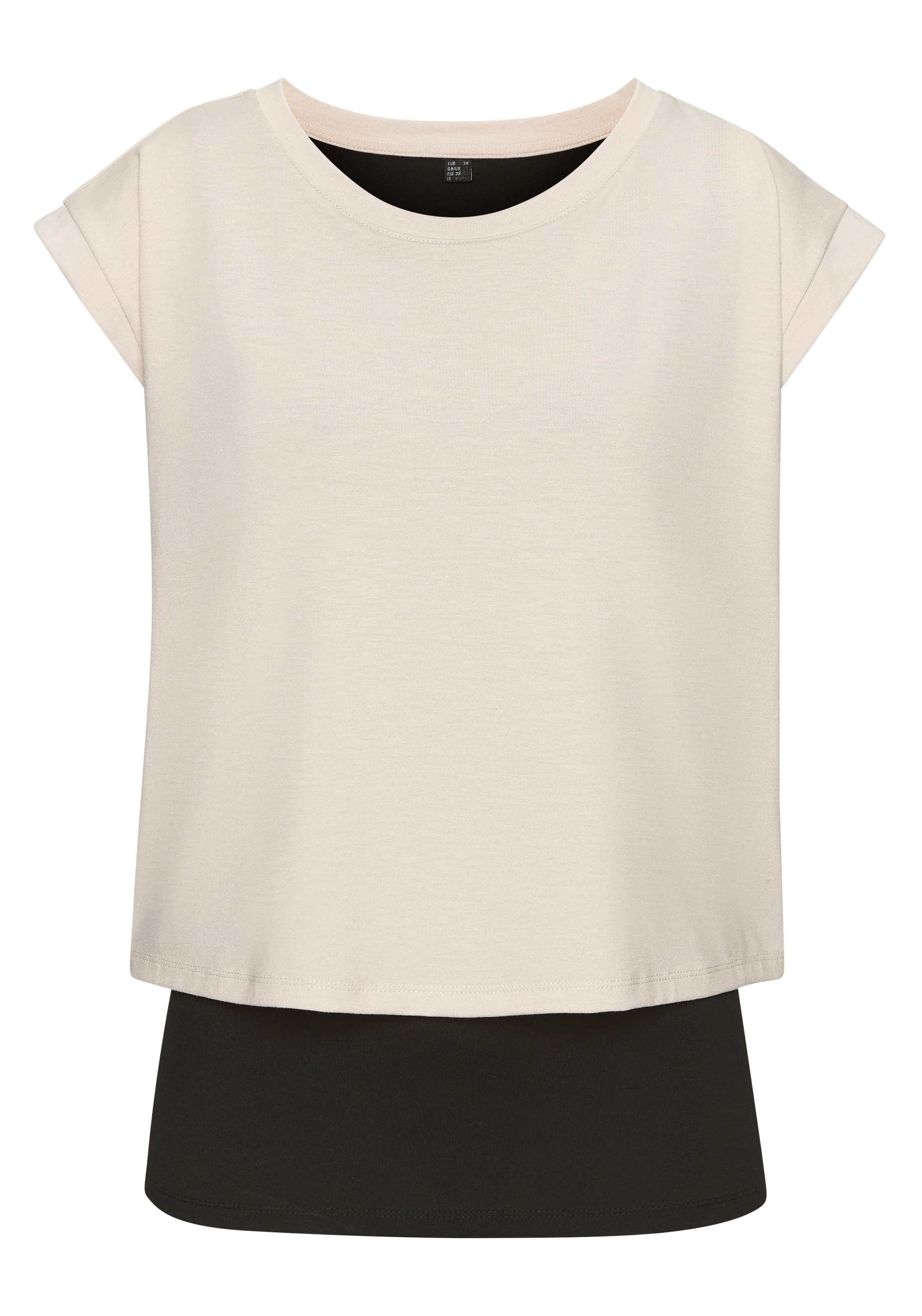 LASCANA ACTIVE Layershirt, 2 in 1 T-Shirt im Layer-Design