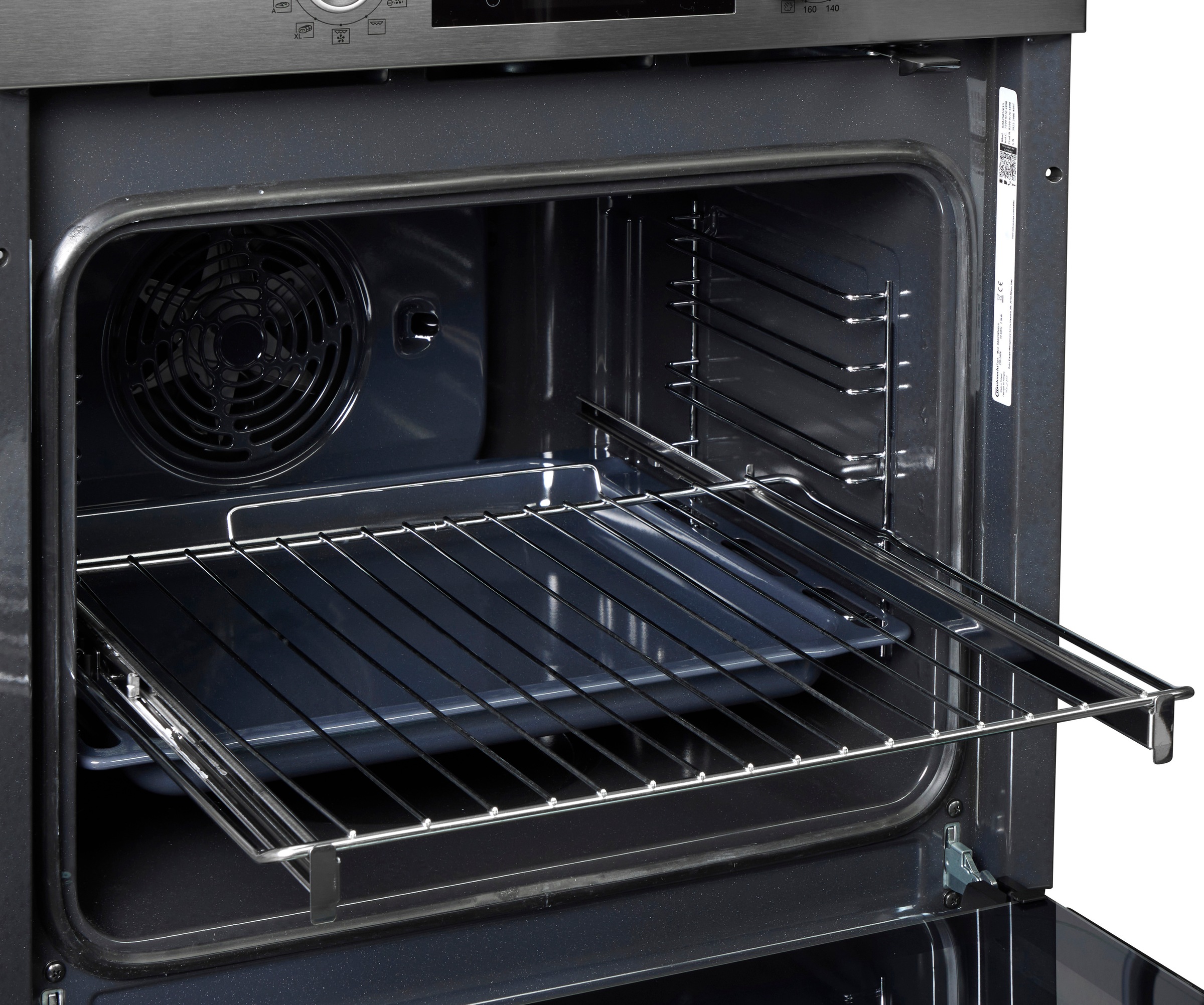 BAUKNECHT Backofen-Set »BAKO 760 Steam IN« mit 1-fach-Teleskopauszug Hydrolyse Set, 2 Stk. tlg. GentleSteam – für ein saftiges Inneres und ein knuspriges Äußeres