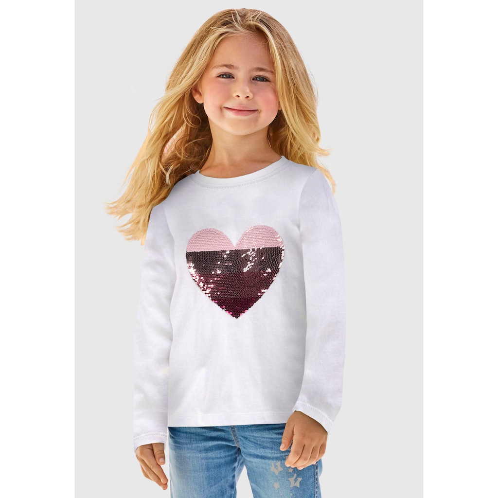 KIDSWORLD Langarmshirt »für kleine Mädchen«