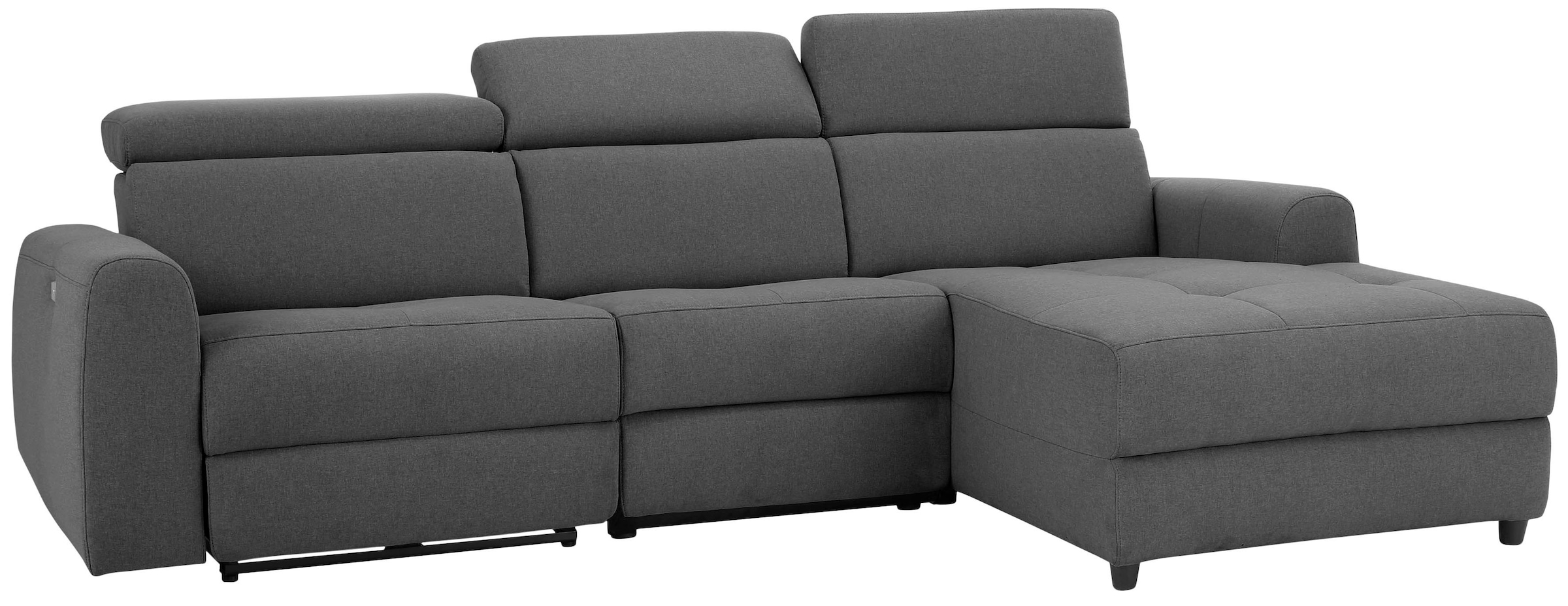Home affaire Ecksofa »Sentrano, L-Form,«, 275 cm, man. o. elektr. Relaxfunktion und USB/Kopfverstellung